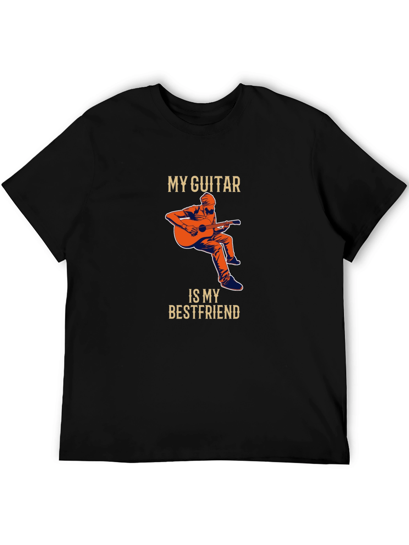 Guitar Bestfriend Graphic Tee - Musician T-Shirt