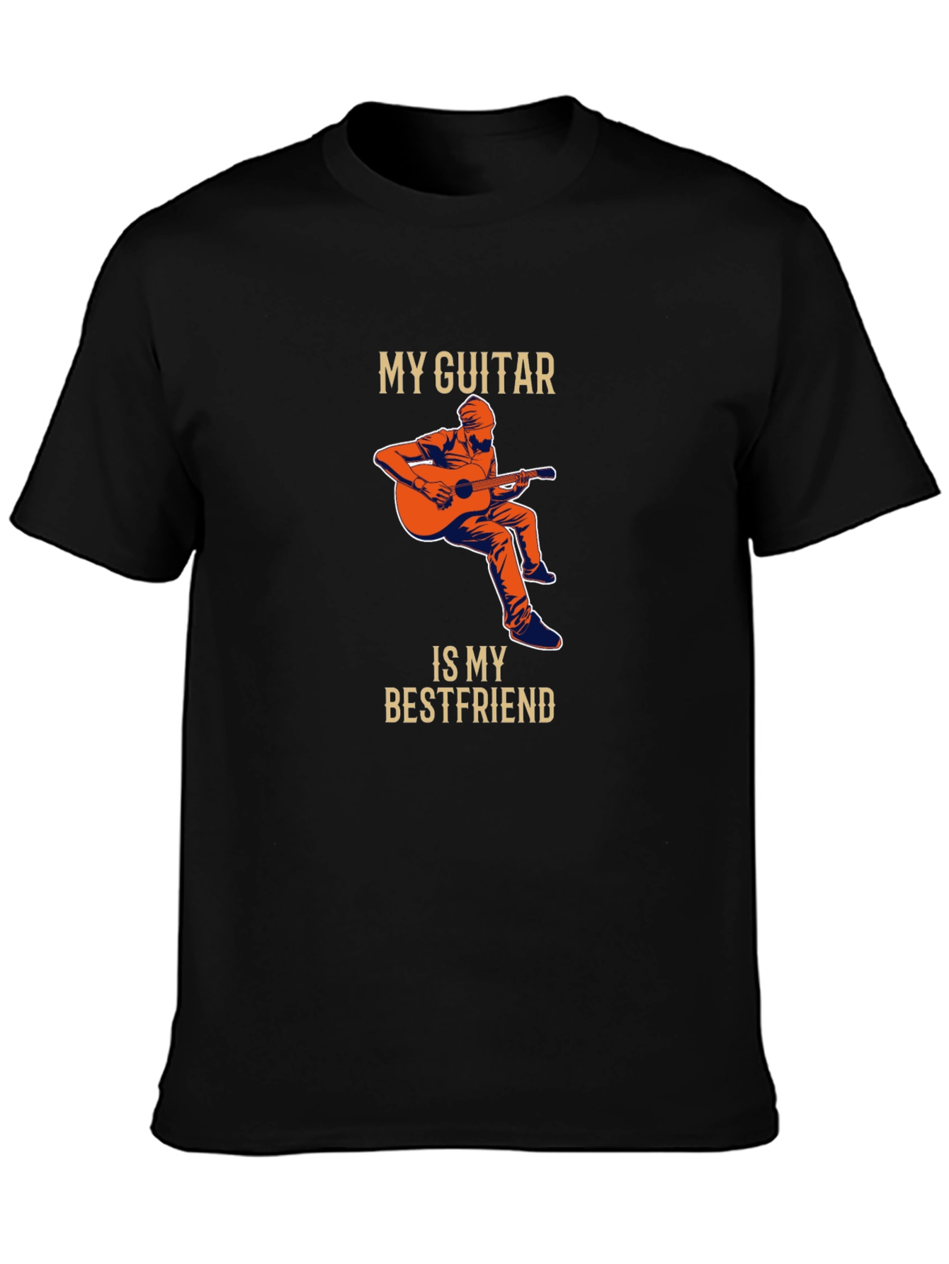 Guitar Bestfriend Graphic Tee - Musician T-Shirt