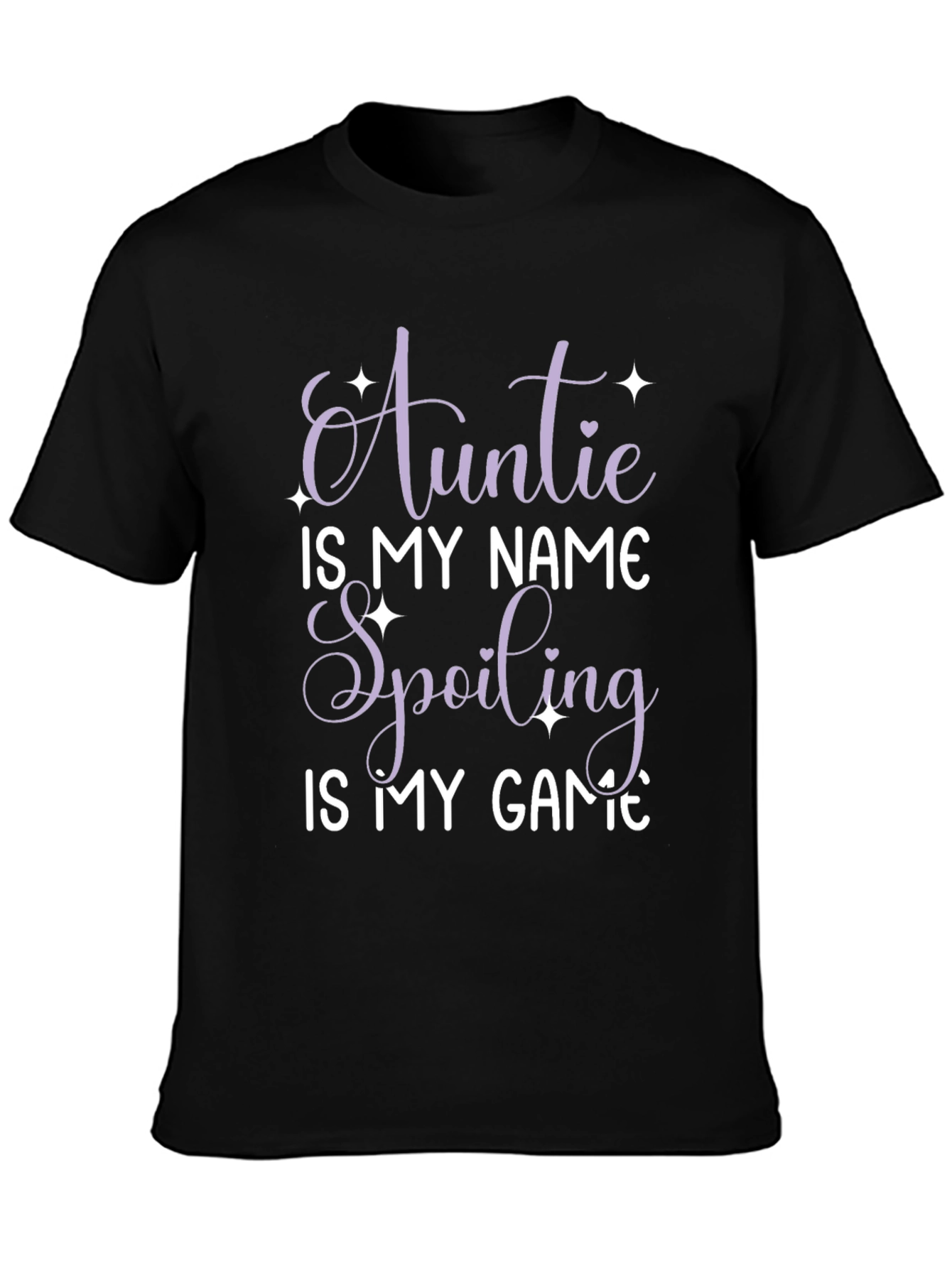 Auntie is my Name T-Shirt - Black