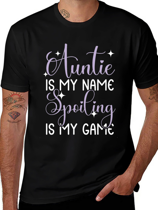 Auntie is my Name T-Shirt - Black