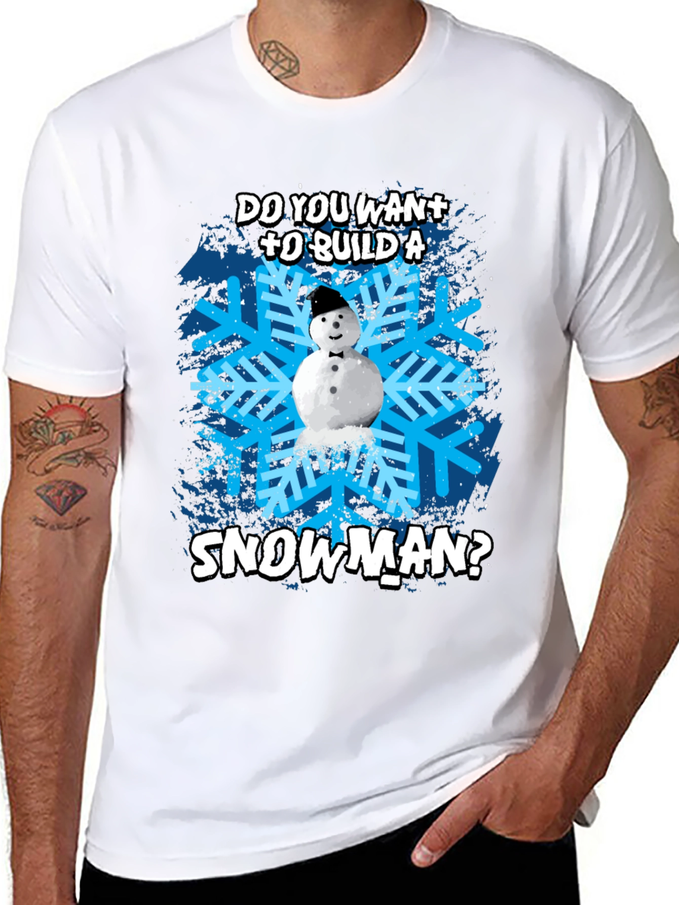 Do You Want To Build A Snowman Graphic Tee