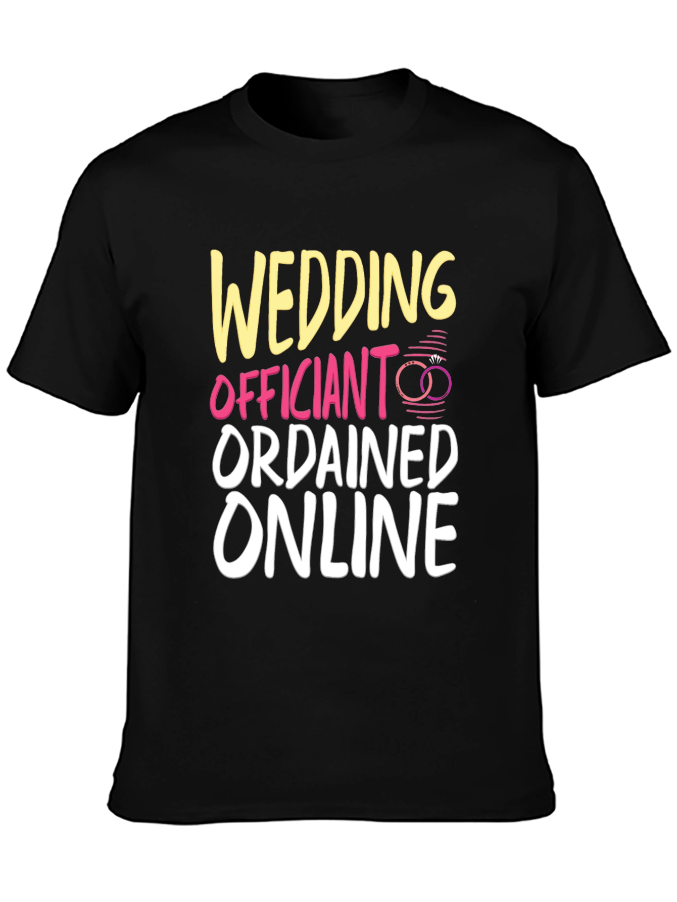 Wedding Officiant Ordained Online T-Shirt