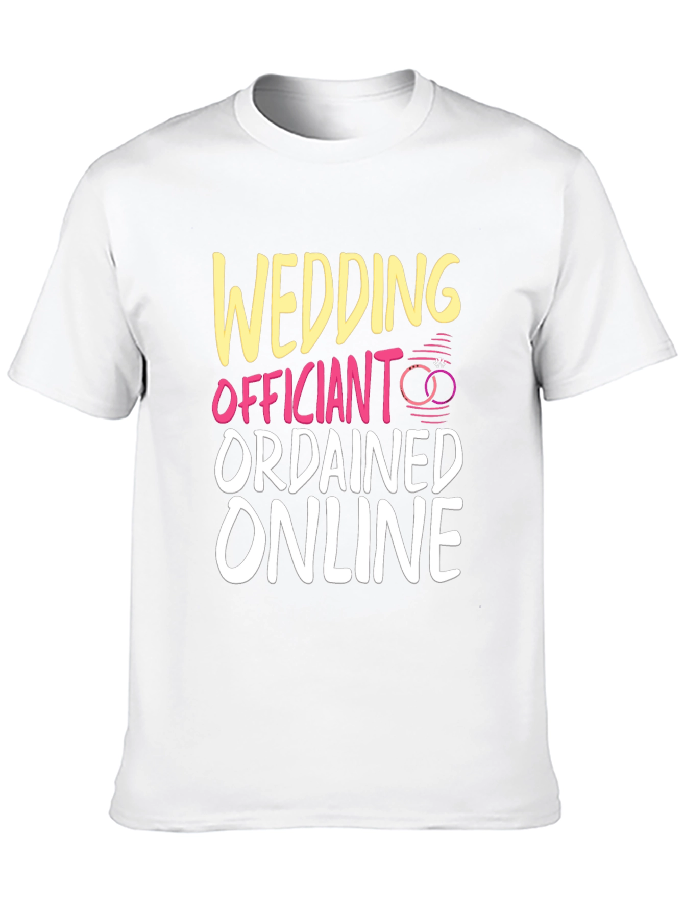 Wedding Officiant Ordained Online T-Shirt