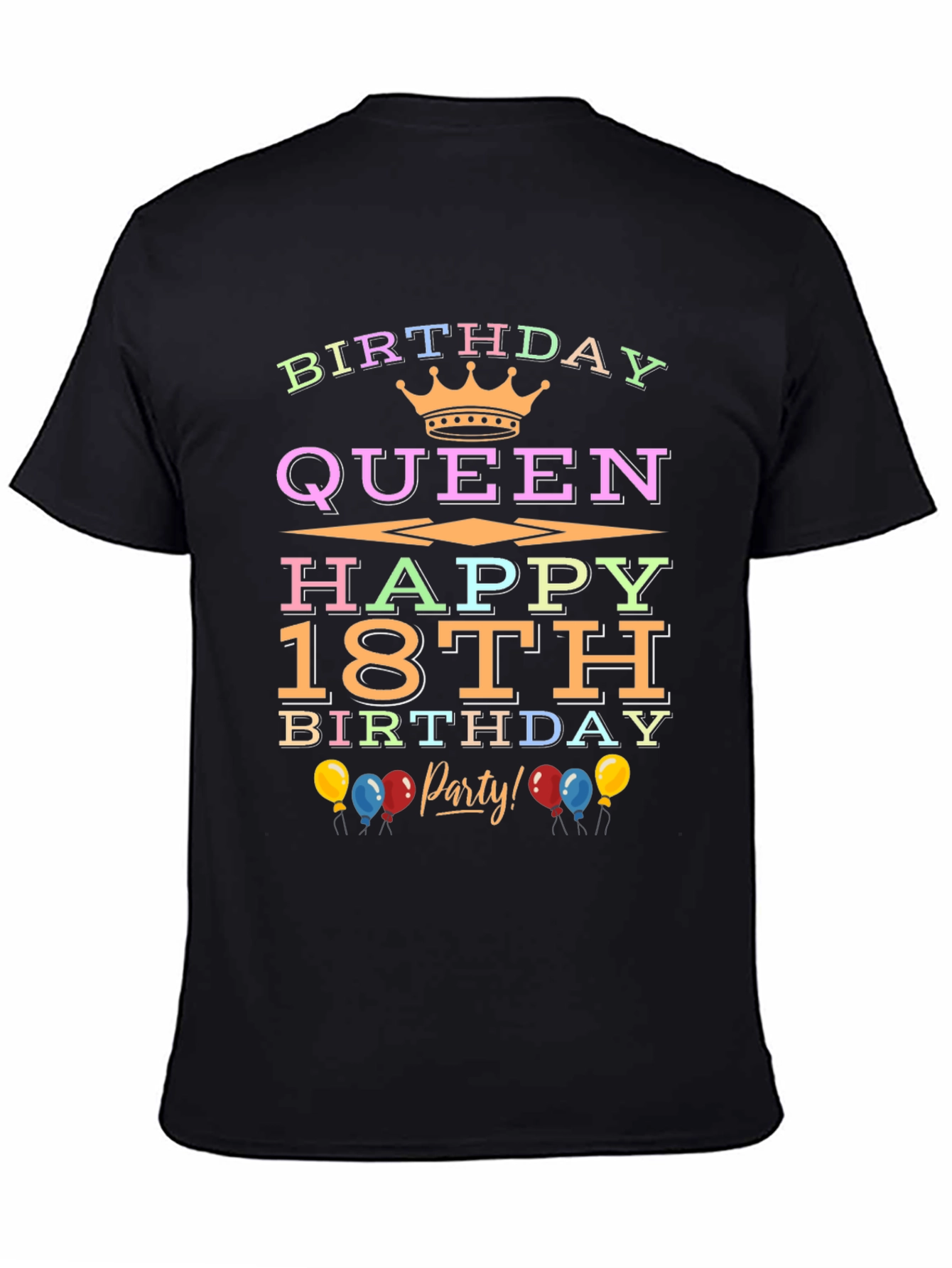 Birthday Queen 18th Birthday Party T-Shirt