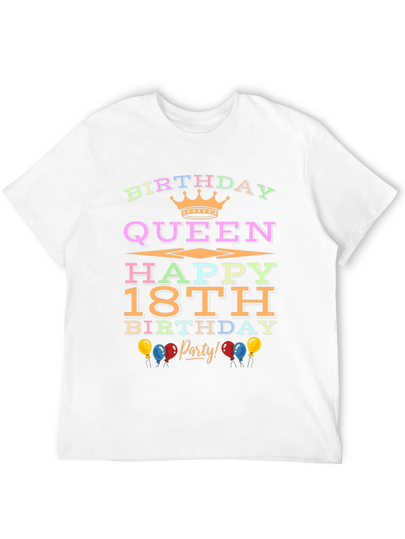 Birthday Queen 18th Birthday Party T-Shirt