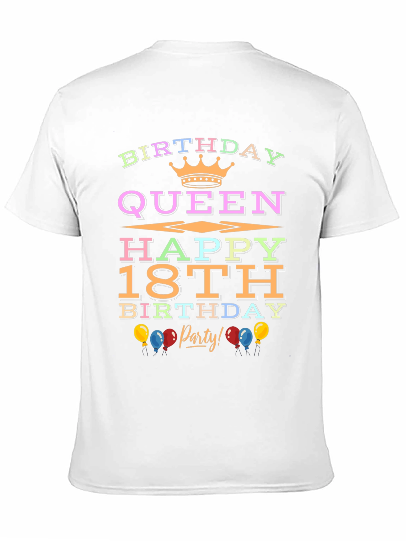 Birthday Queen 18th Birthday Party T-Shirt