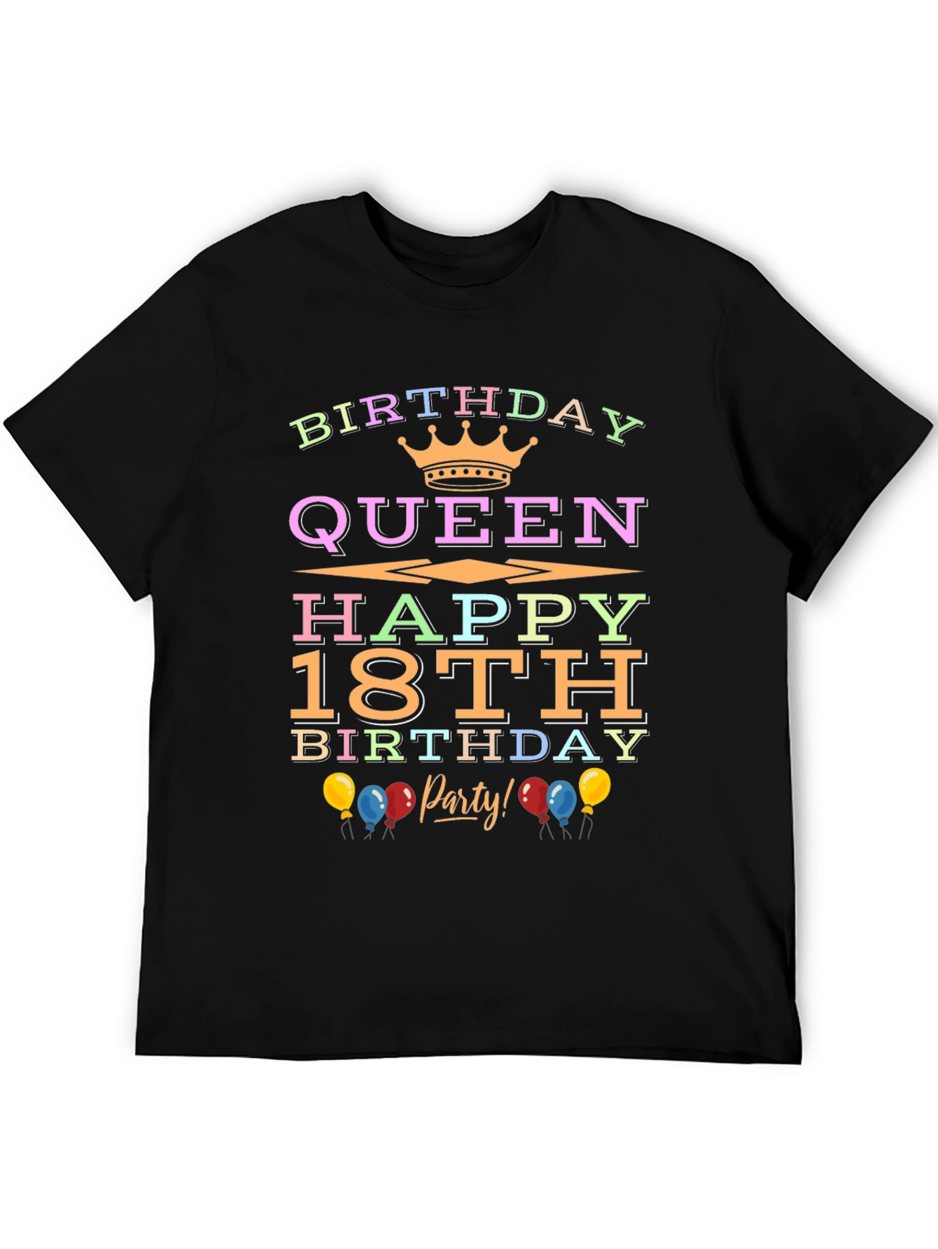 Birthday Queen 18th Birthday Party T-Shirt