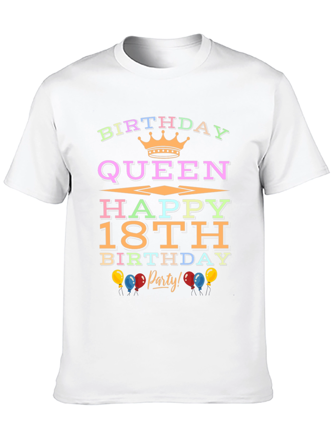 Birthday Queen 18th Birthday Party T-Shirt