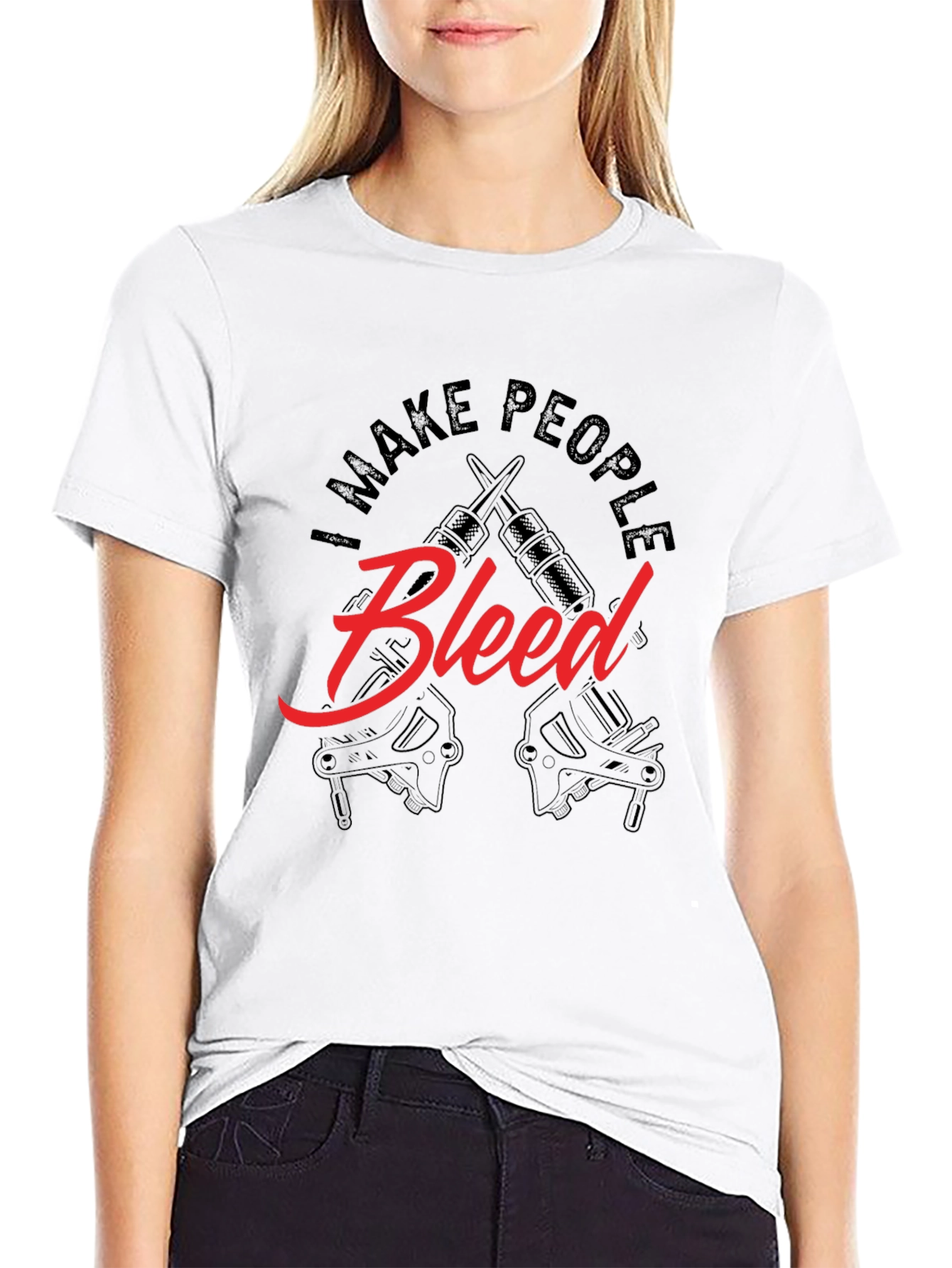 I Make People Bleed Black T-Shirt