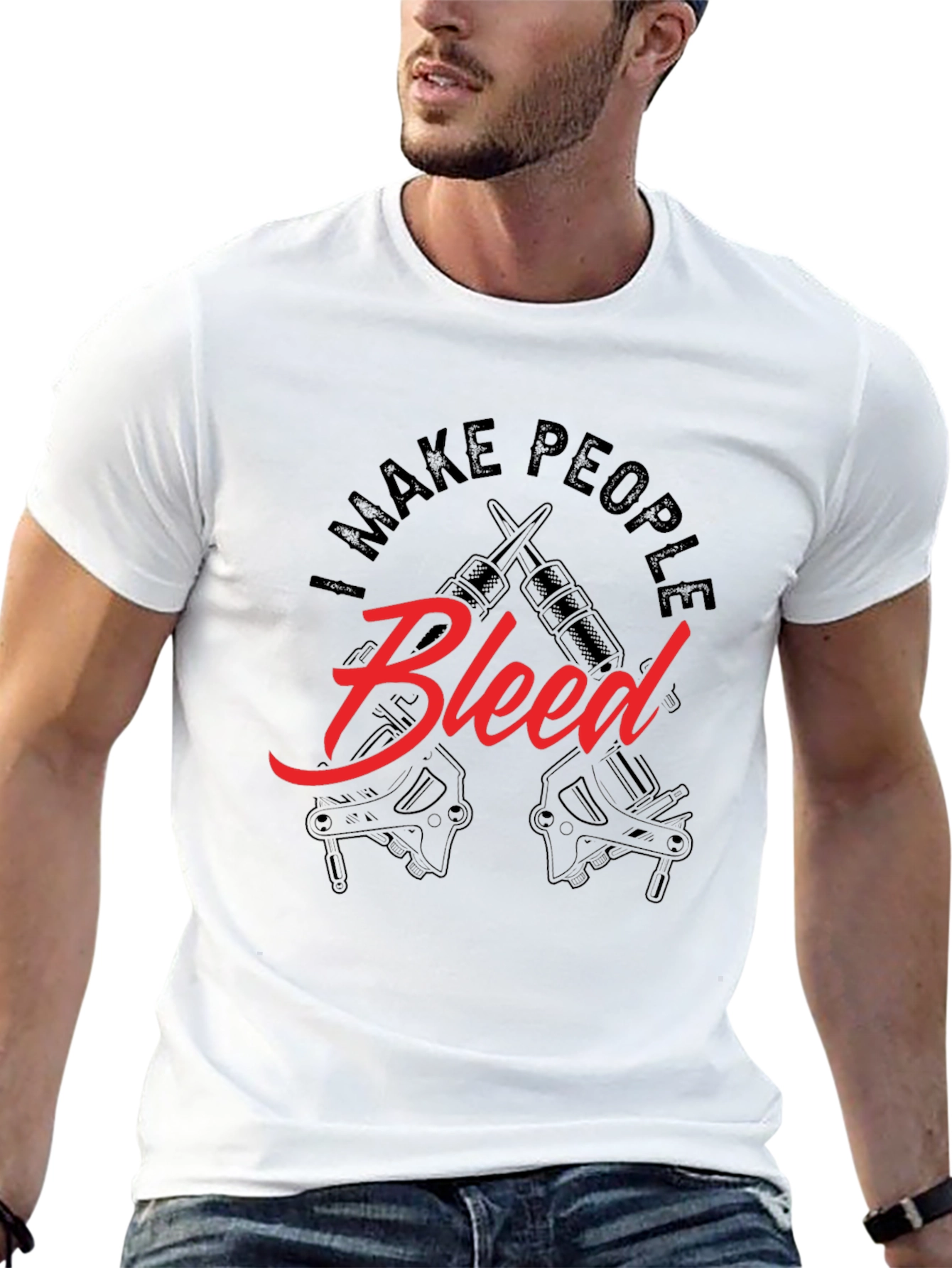 I Make People Bleed Black T-Shirt