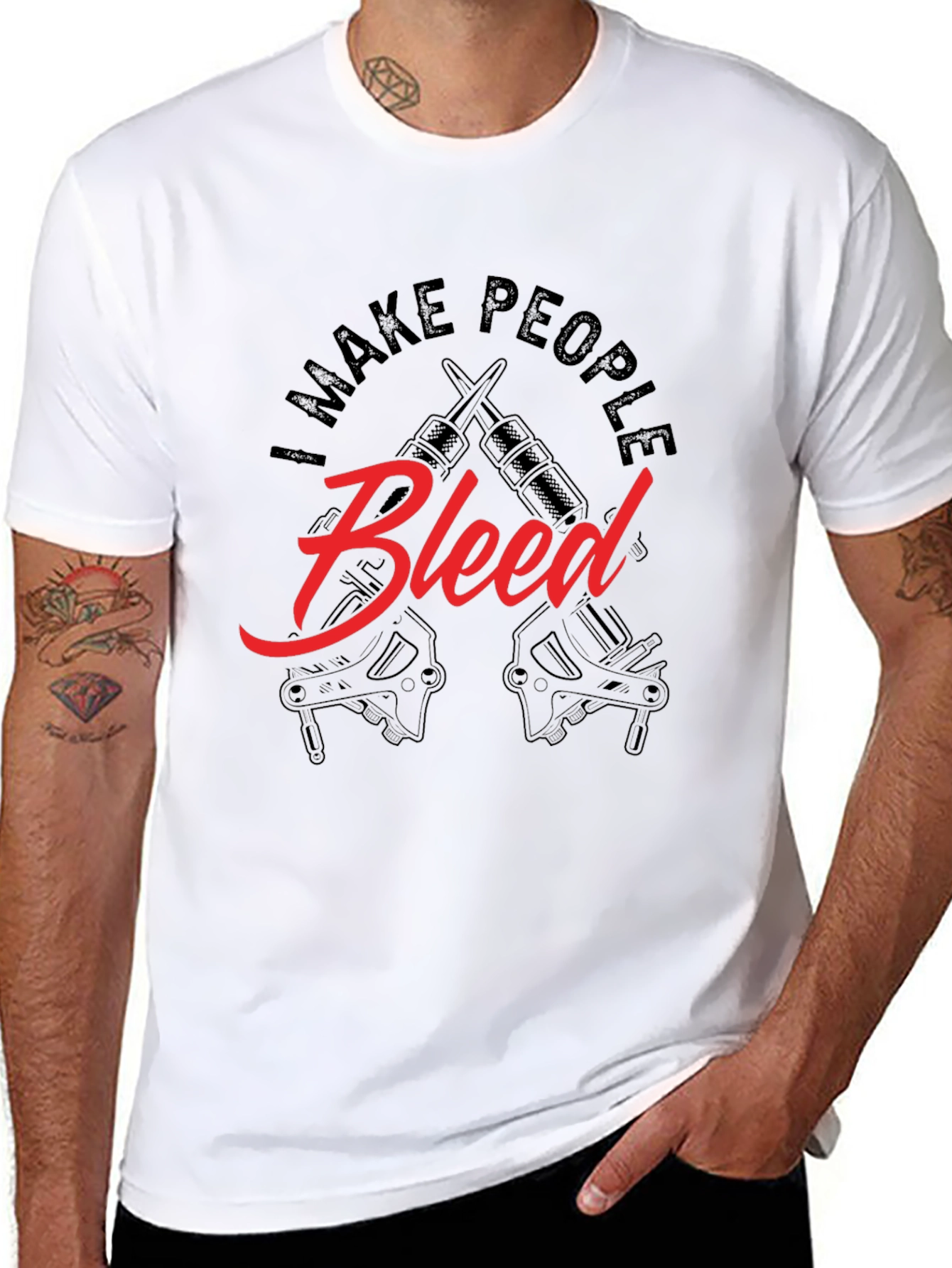 I Make People Bleed Black T-Shirt