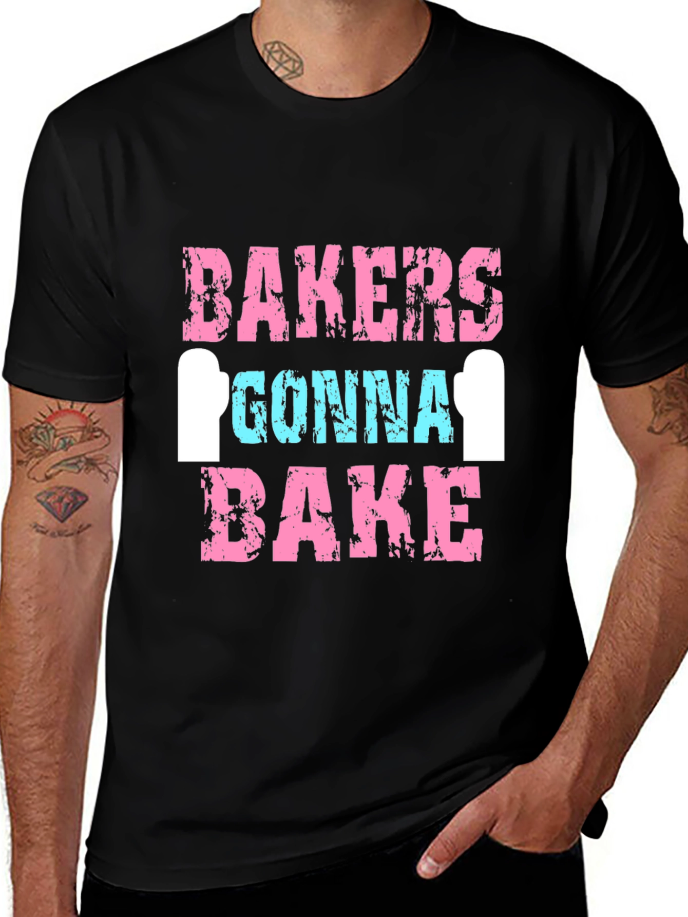Bakers Gonna Bake Graphic Tee - Funny Baking Shirt