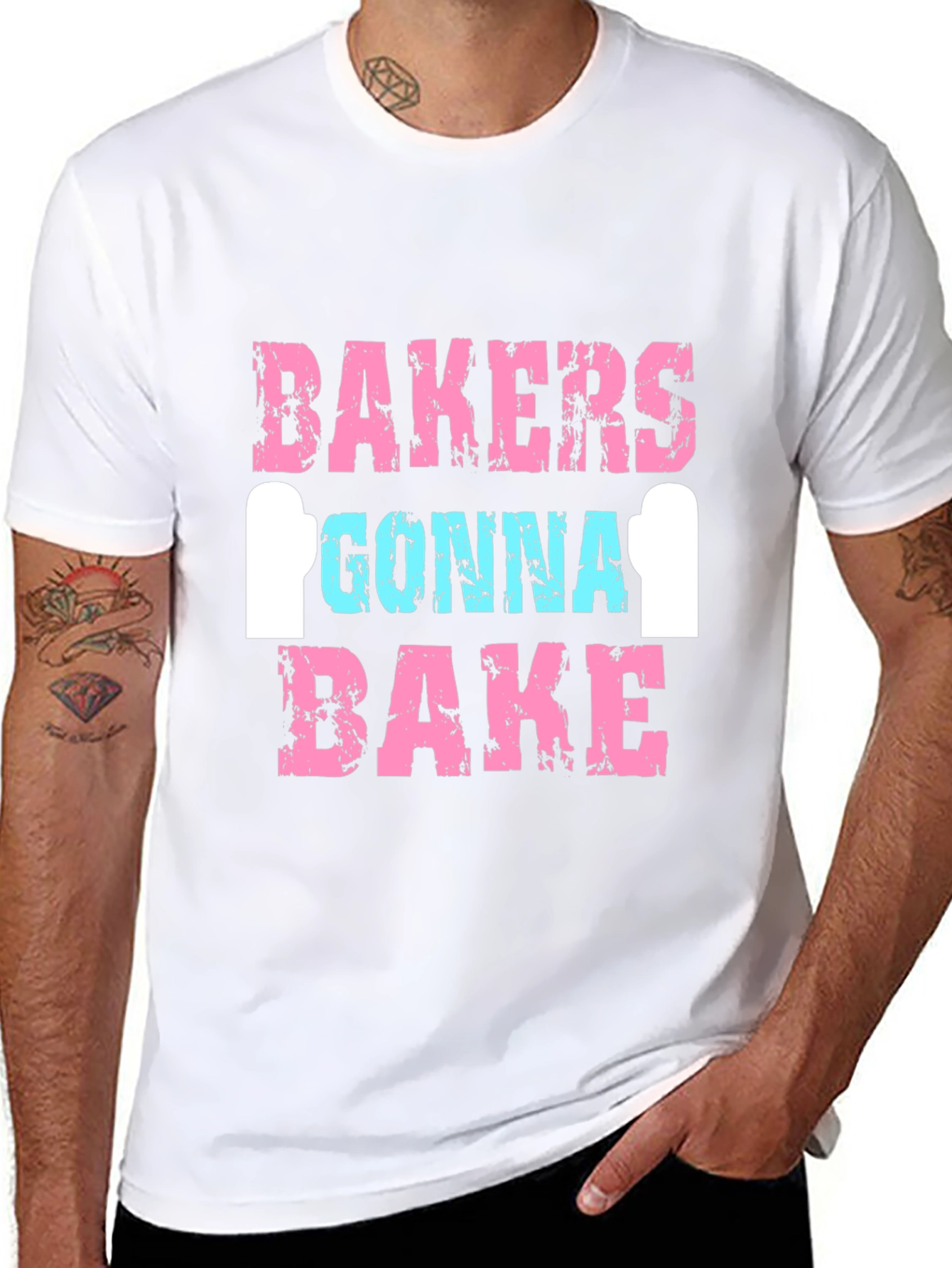 Bakers Gonna Bake Graphic Tee - Funny Baking Shirt