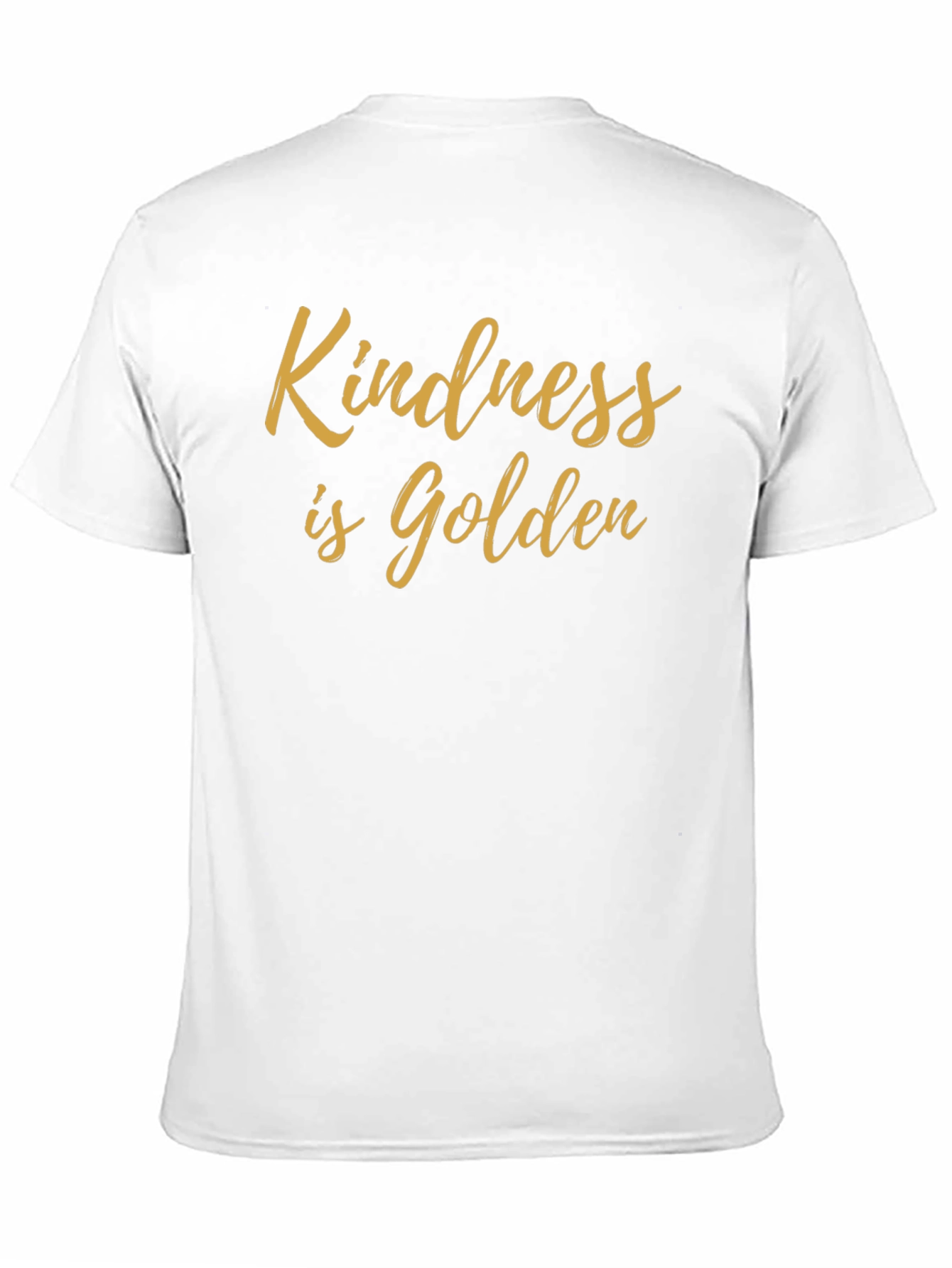 Kindness is Golden Black Graphic T-Shirt