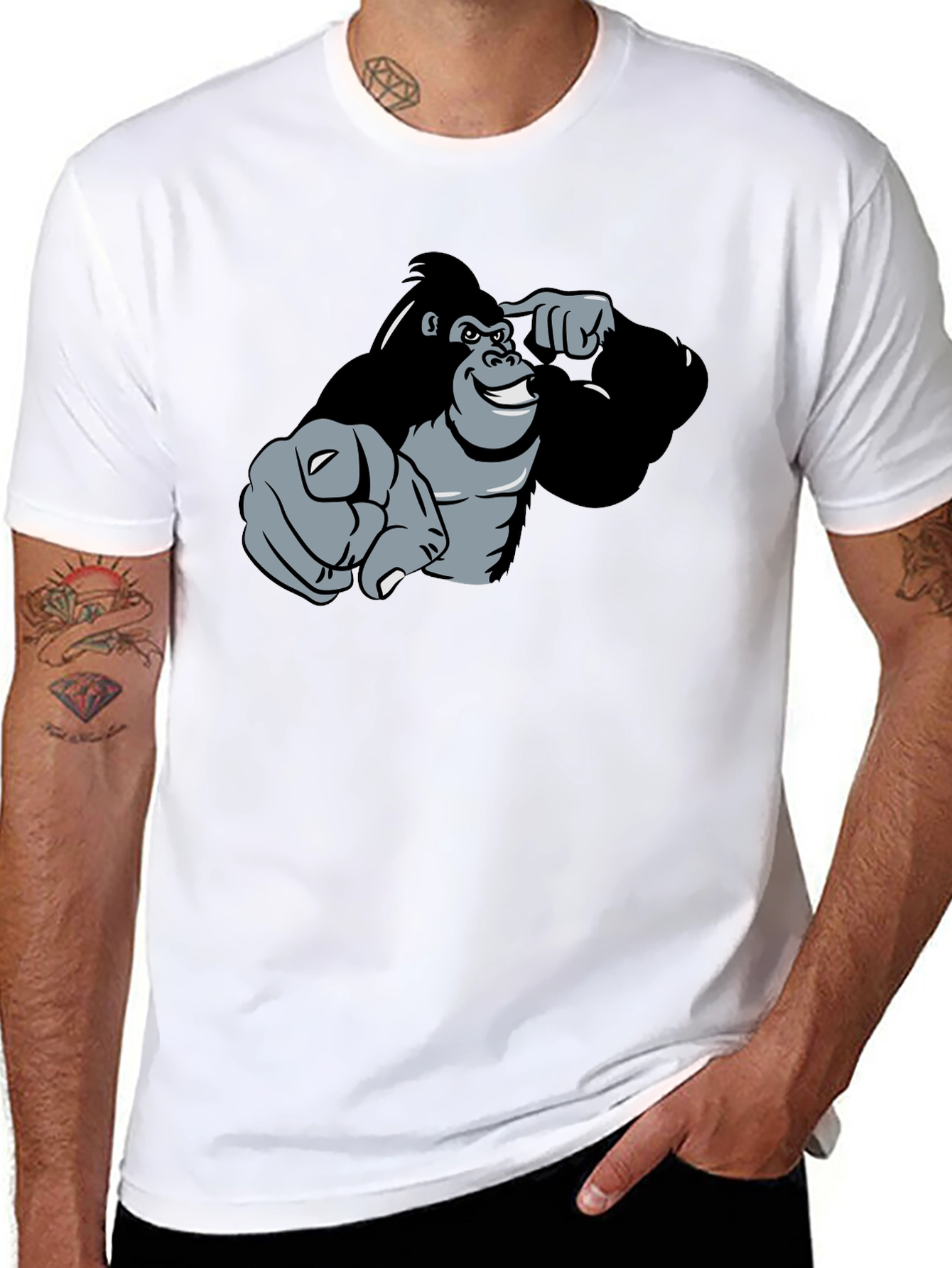 Gorilla Graphic Tee - Flex Your Style!