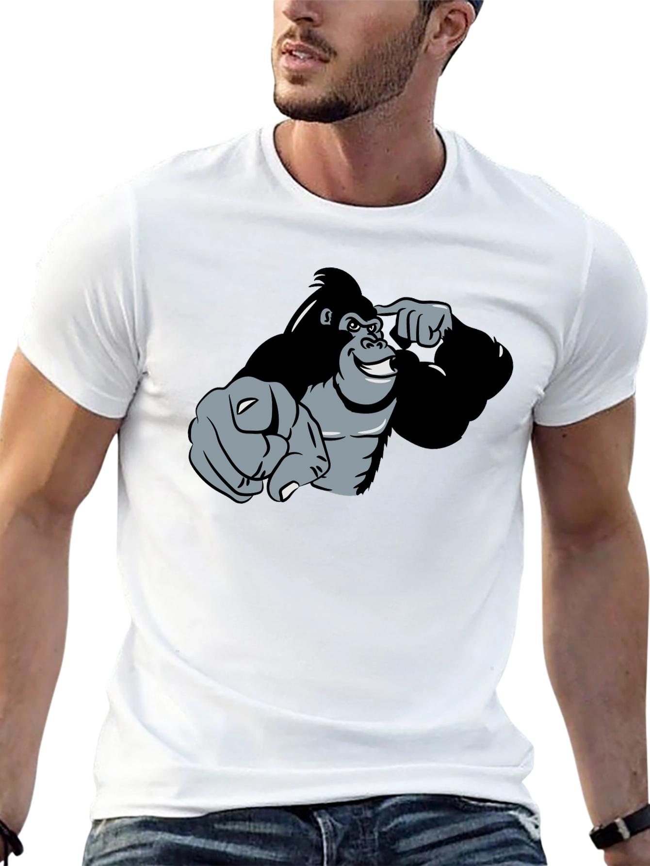 Gorilla Graphic Tee - Flex Your Style!
