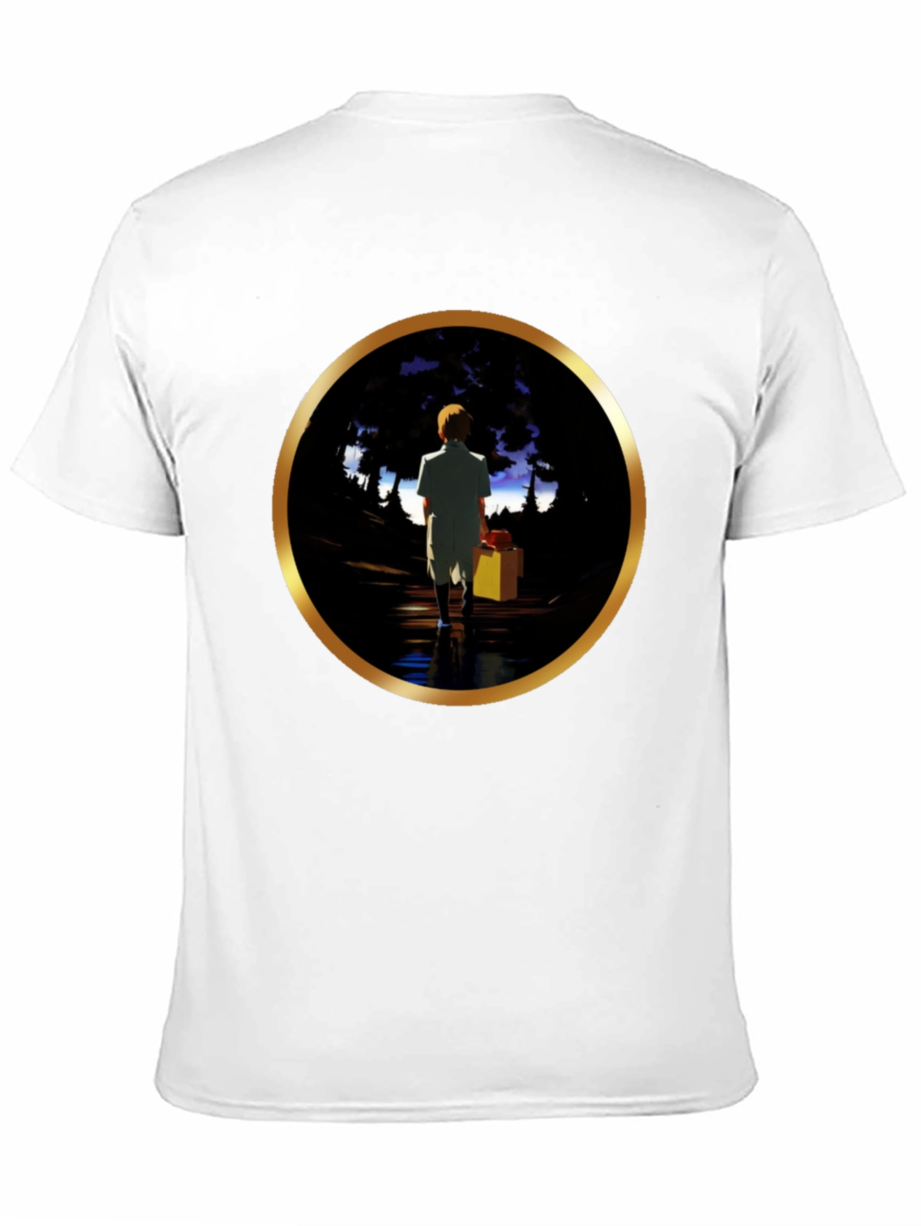 Animated Sunset Journey Graphic Tee