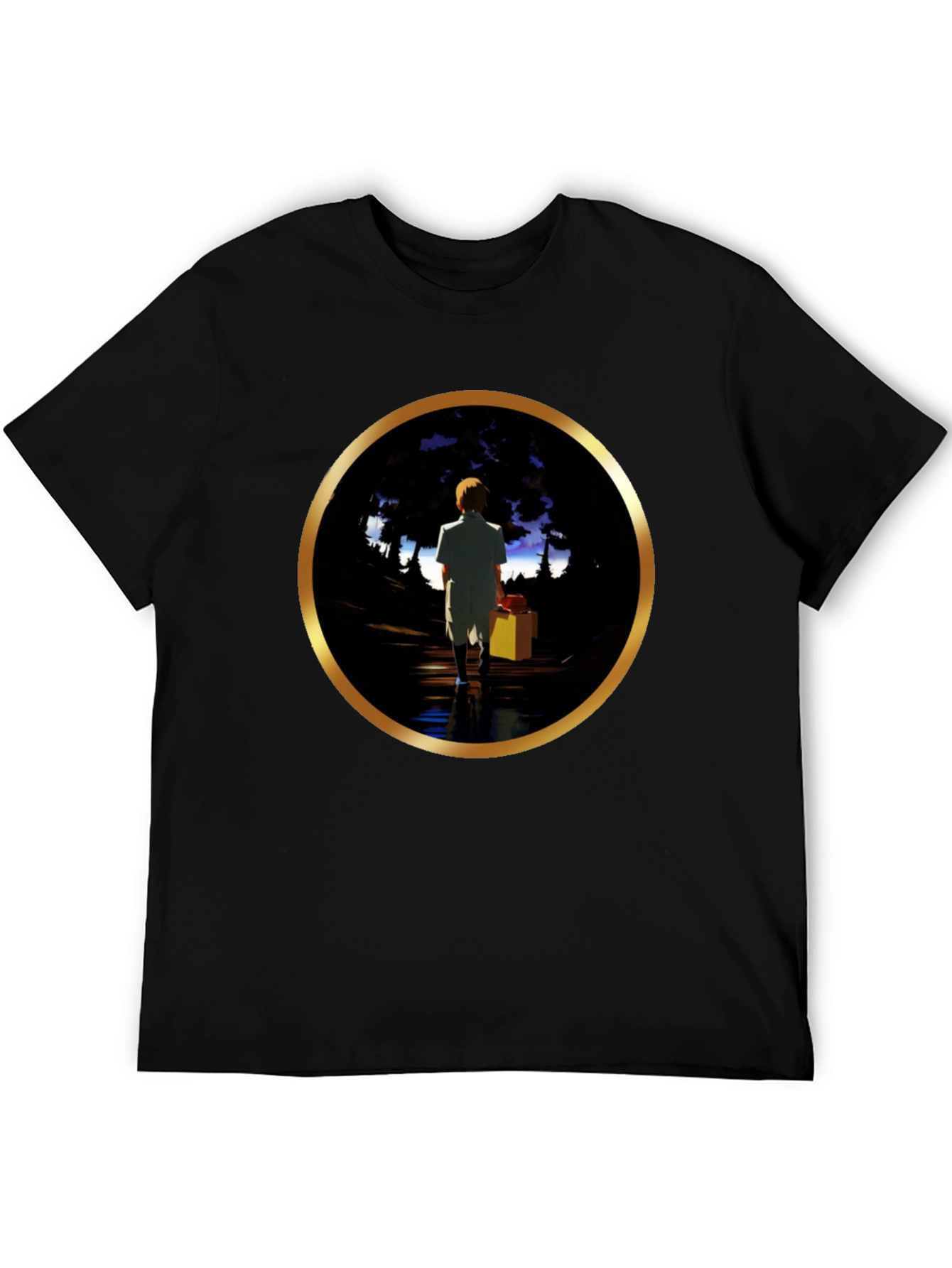 Animated Sunset Journey Graphic Tee