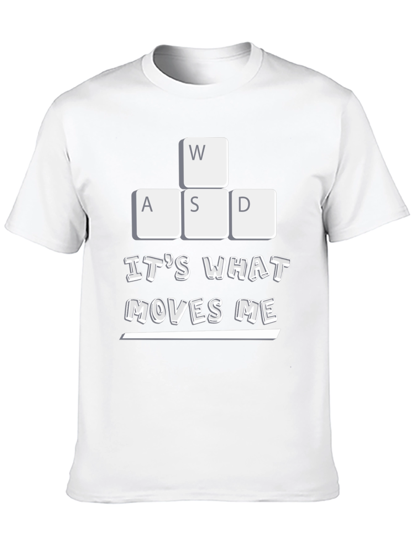 Gaming T-Shirt: WASD Moves Me Gamer Tee