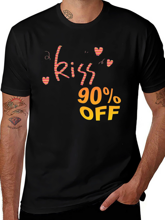 Kiss 90% OFF Black Graphic Tee