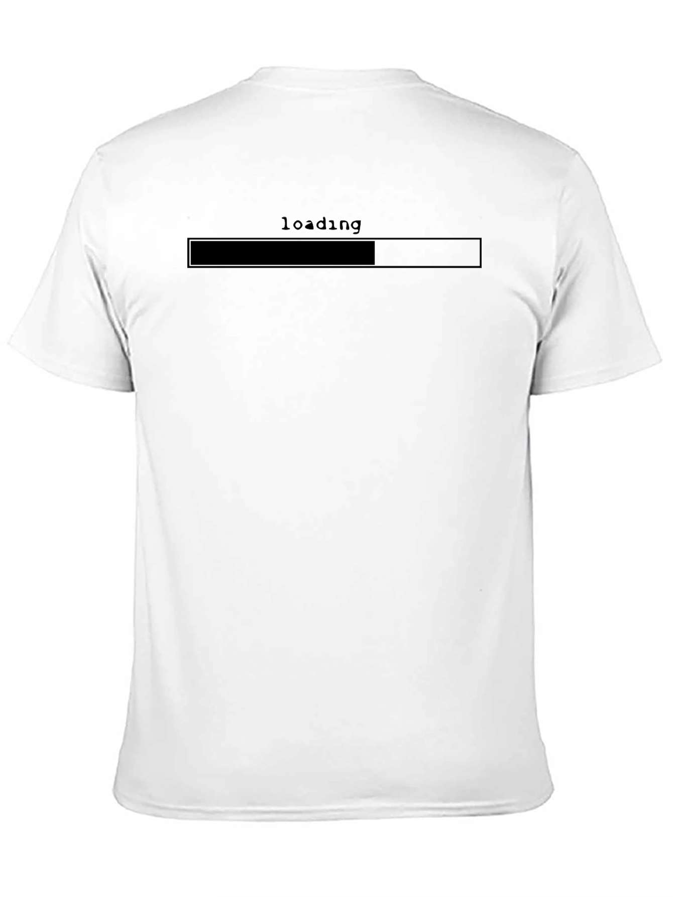 Loading Bar Black T-Shirt | Casual Gamer Tee