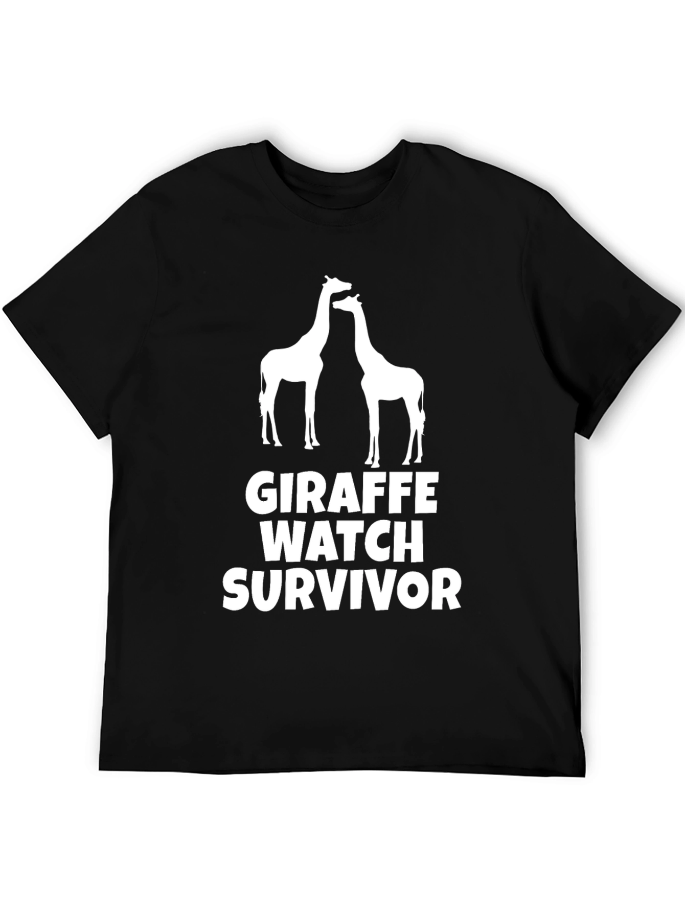 Giraffe Watch Survivor Graphic T-Shirt