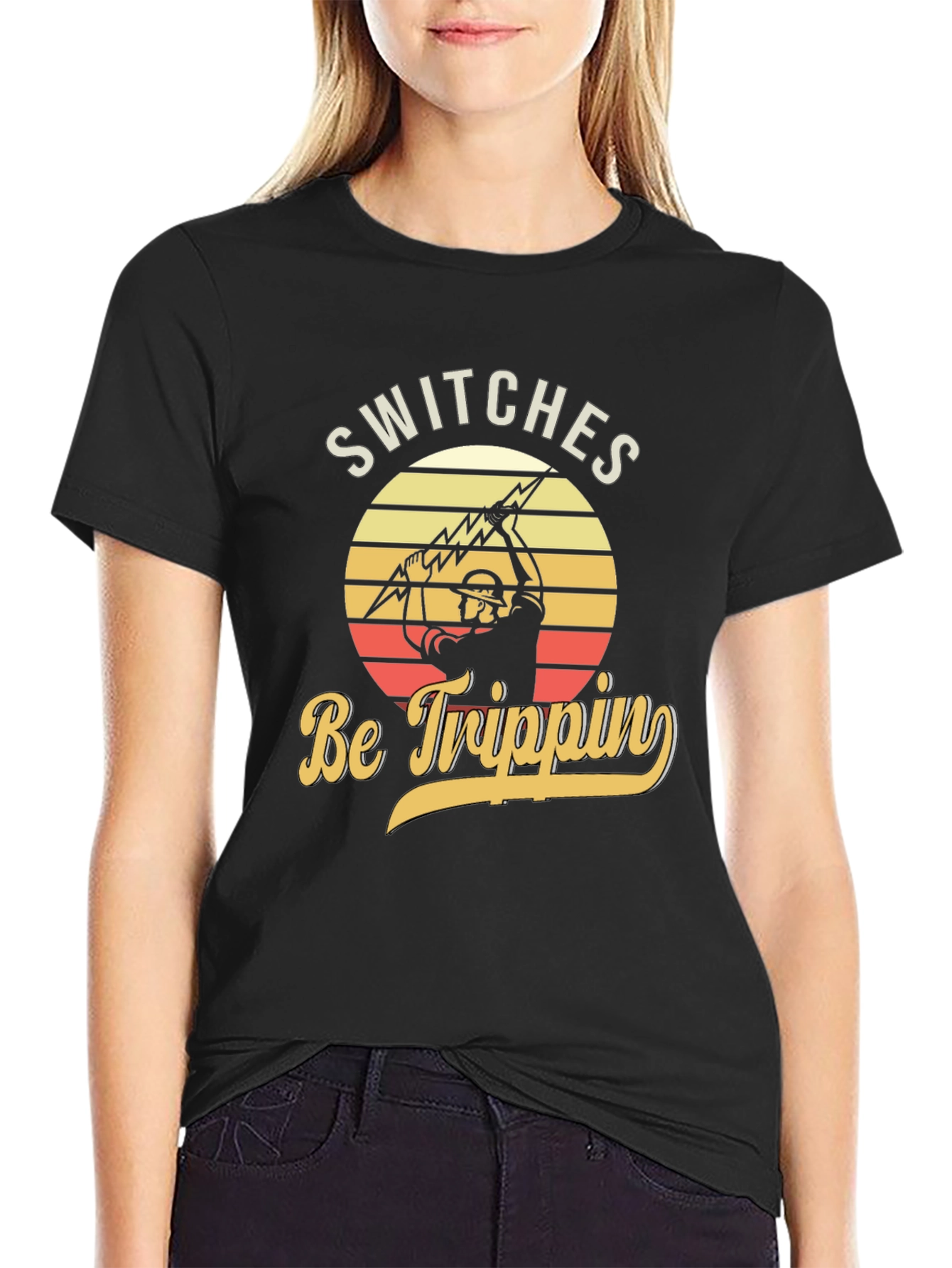 Switches Be Trippin Electrician T-Shirt