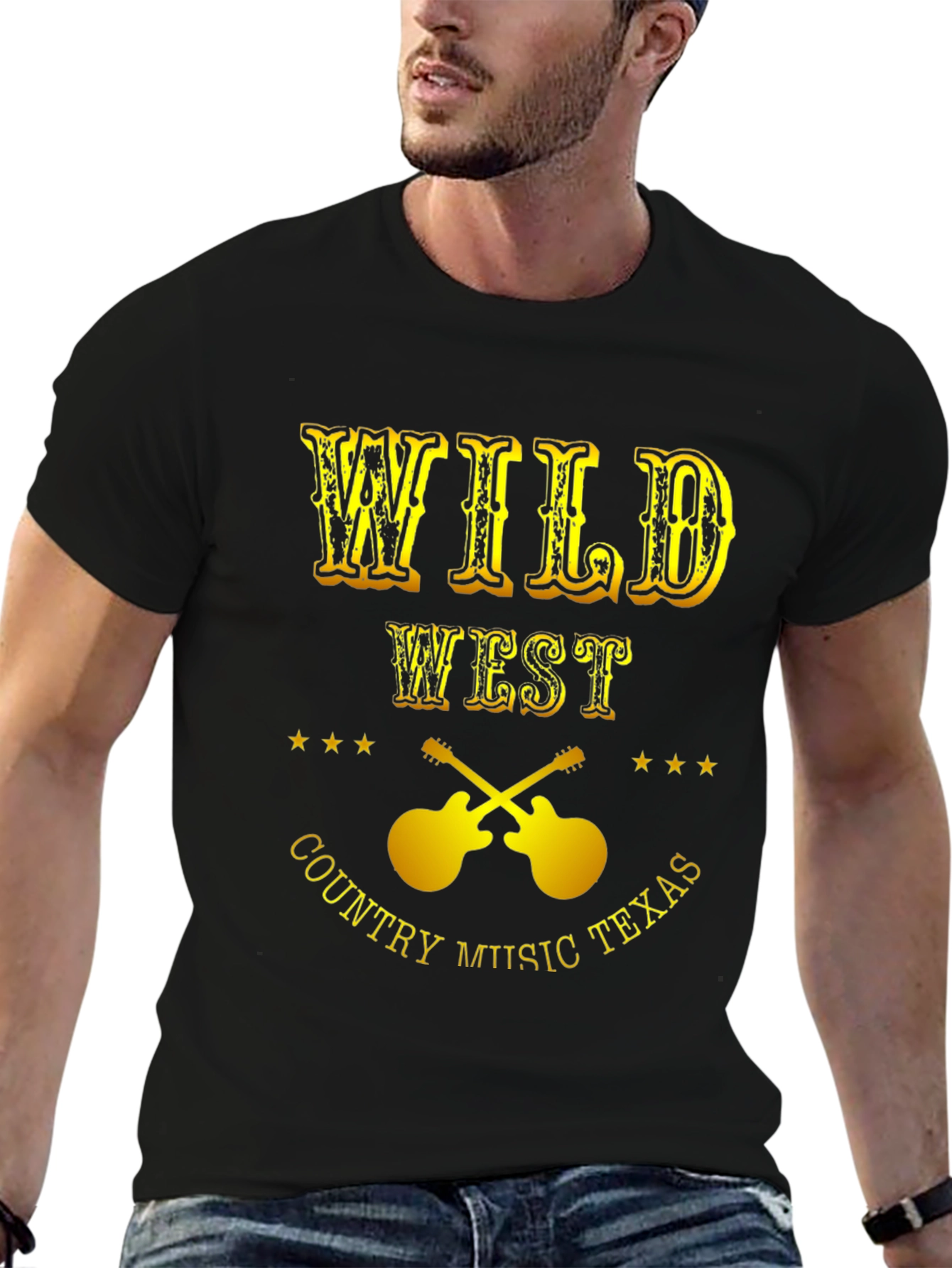 Wild West Country Music Texas Graphic Tee