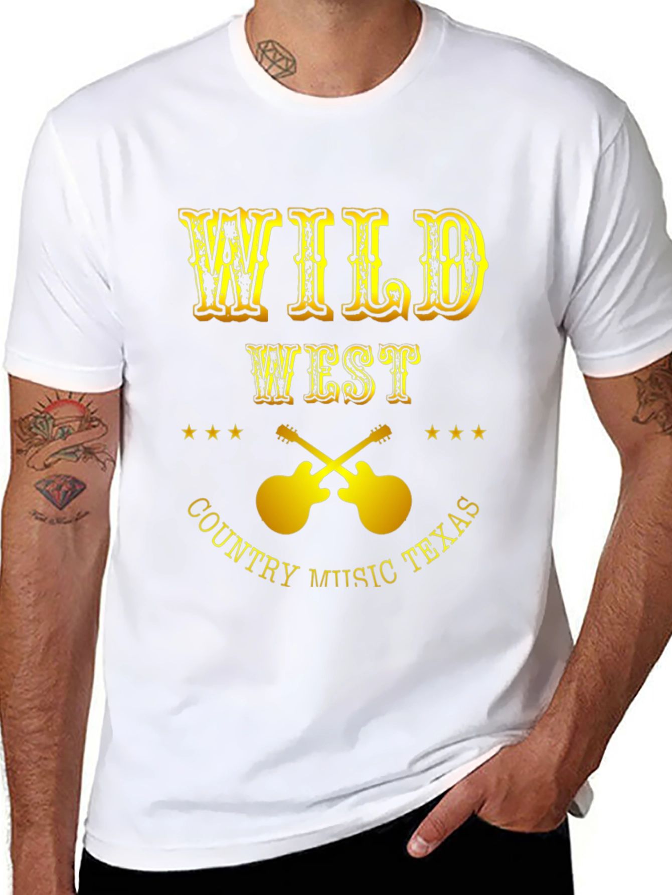 Wild West Country Music Texas Graphic Tee