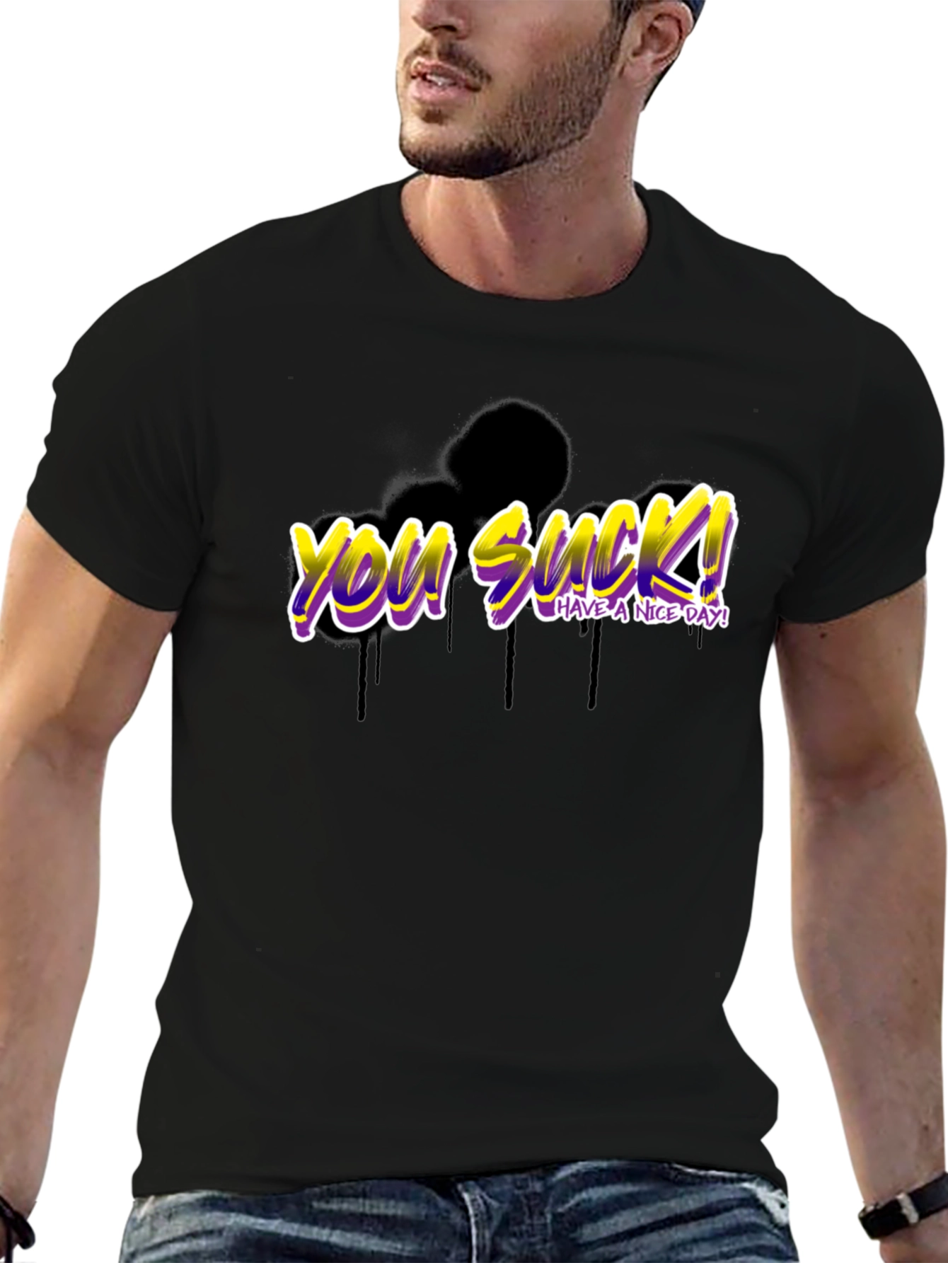 YOU SUCK! T-Shirt - Humorous Graphic Tee