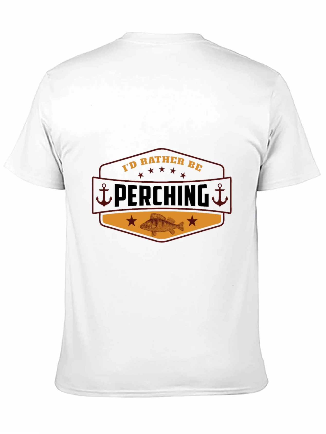 Id Rather Be Perching Black T-Shirt