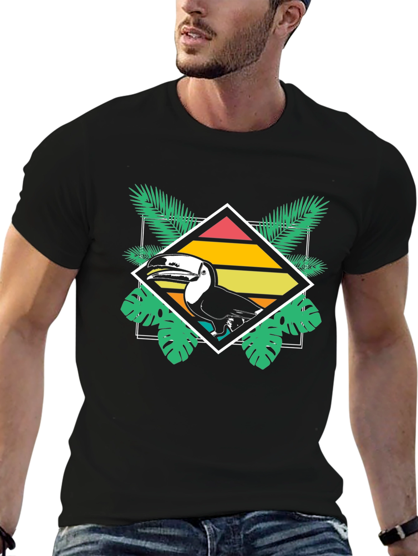Tropical Toucan Graphic Tee