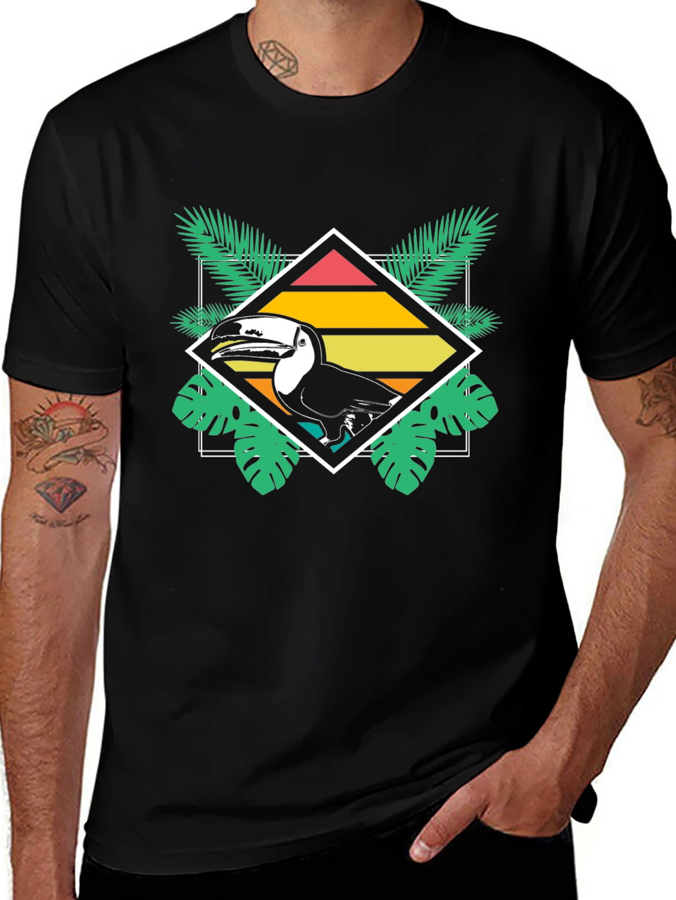 Tropical Toucan Graphic Tee