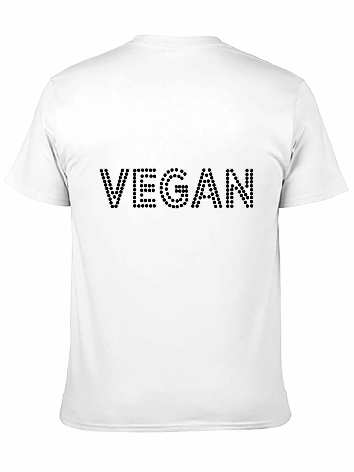 Vegan Polka Dot T-Shirt - Black