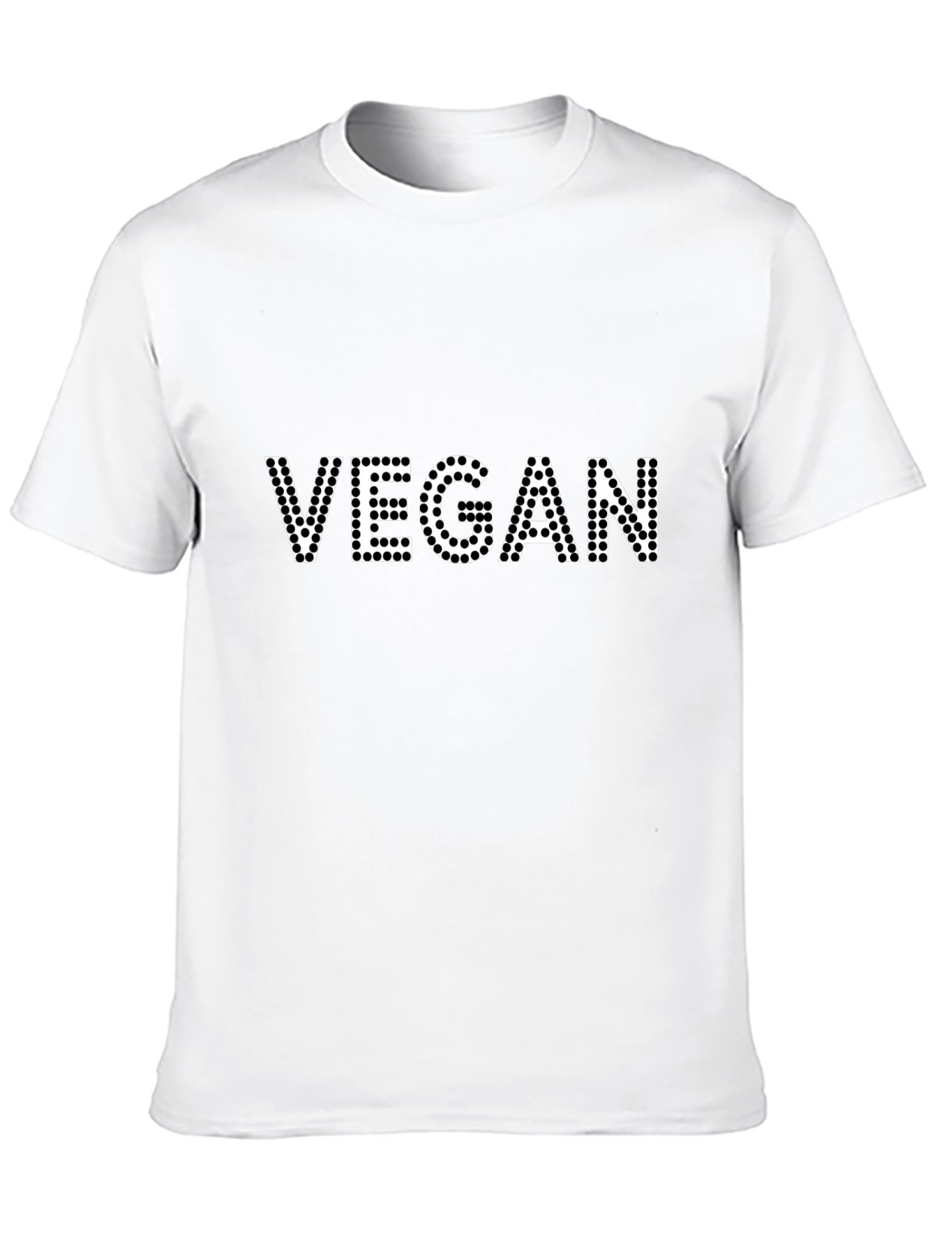 Vegan Polka Dot T-Shirt - Black