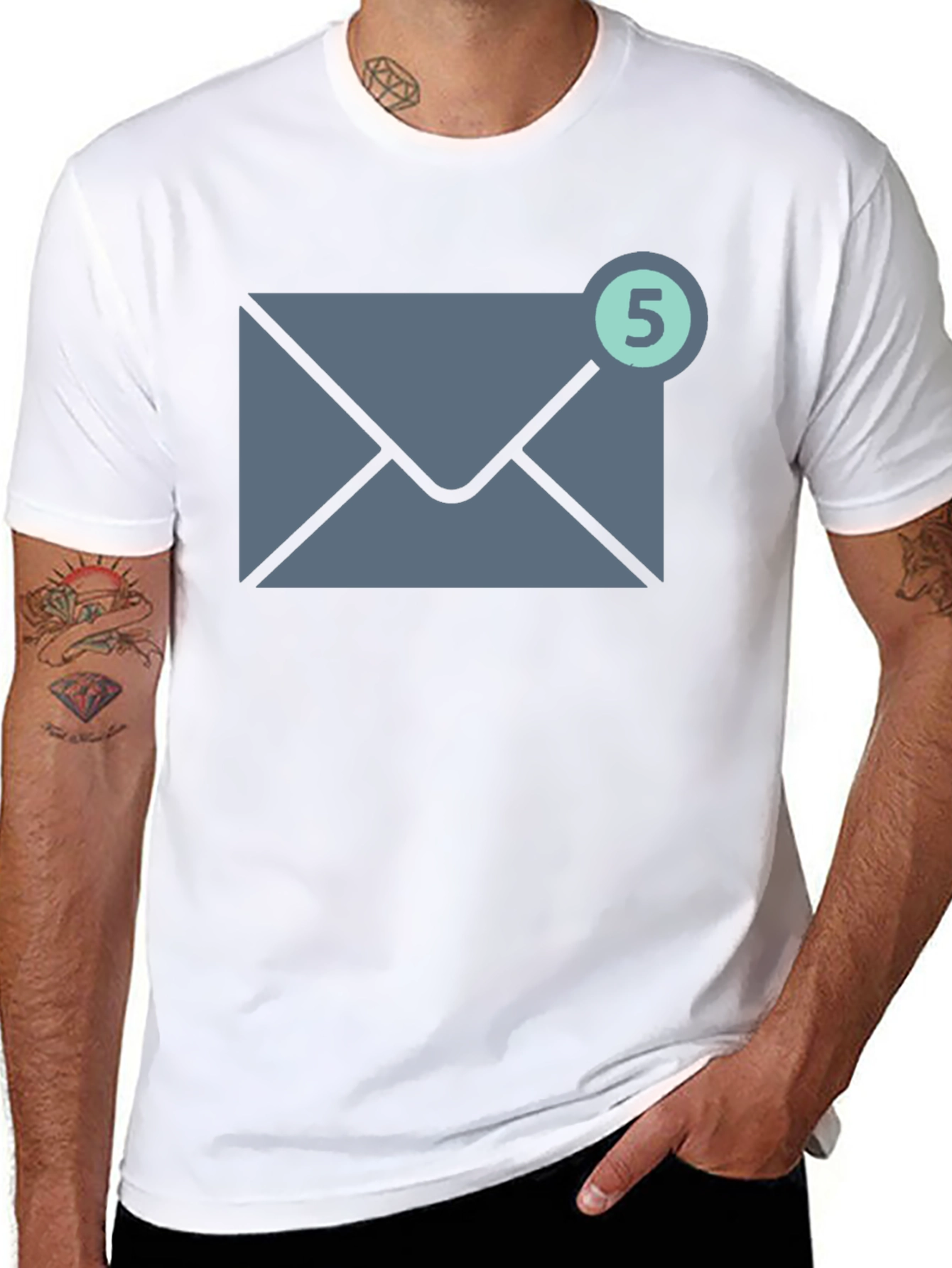 Email Notification T-Shirt - New Message Tee
