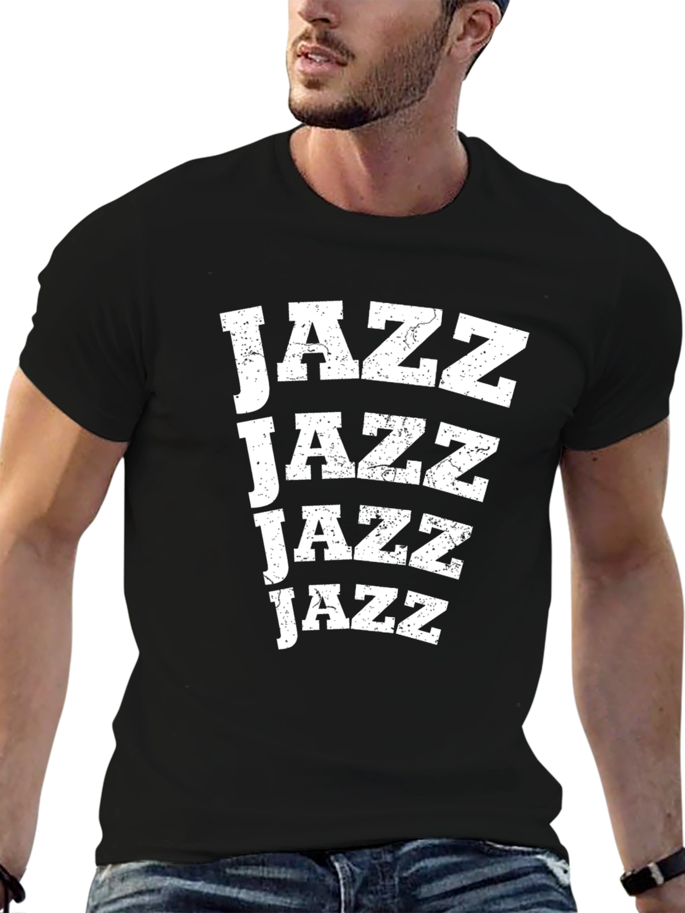 Cool Jazz T-Shirt - Black Graphic Tee