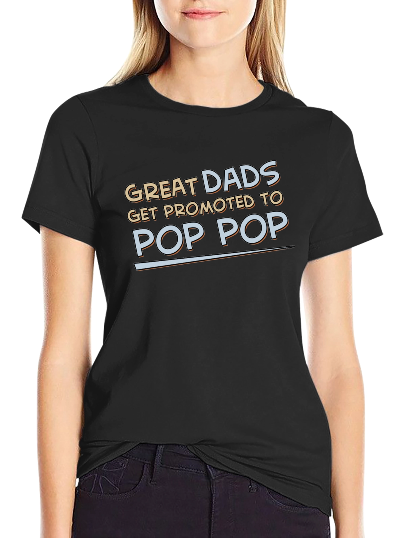 Great Dads Promoted to Pop Pop T-Shirt