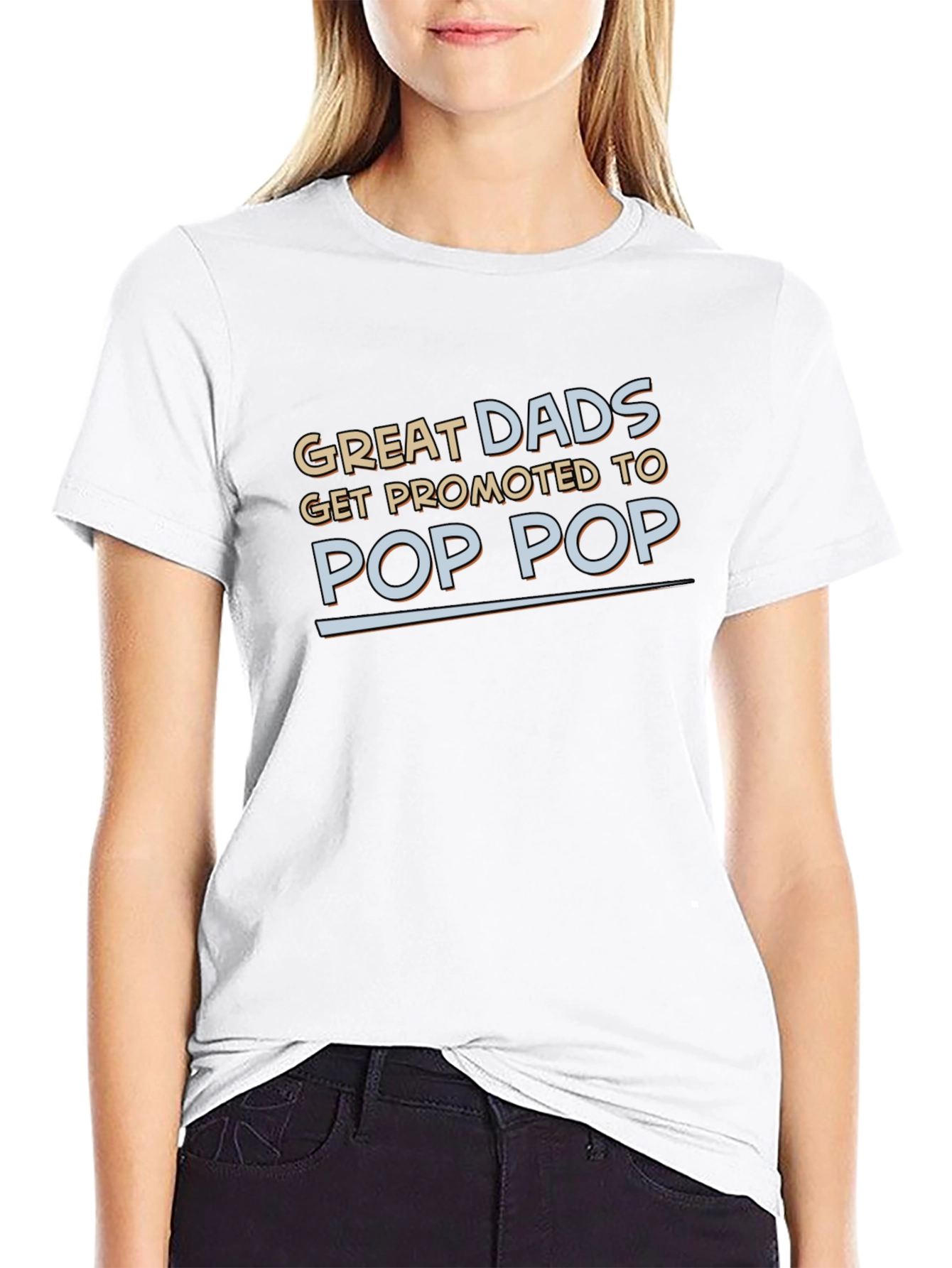 Great Dads Promoted to Pop Pop T-Shirt