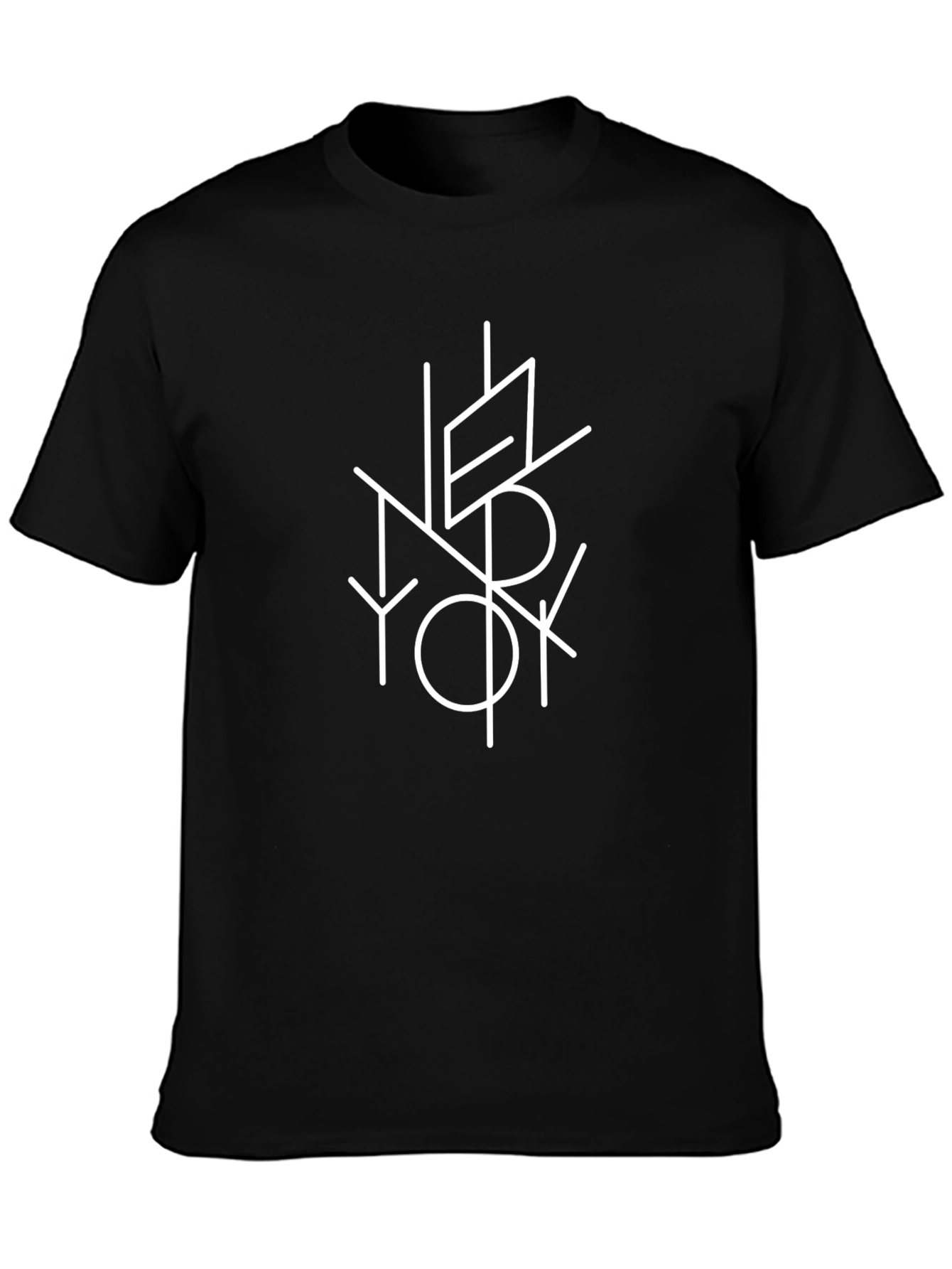 New York Geometric T-Shirt - Modern City Style