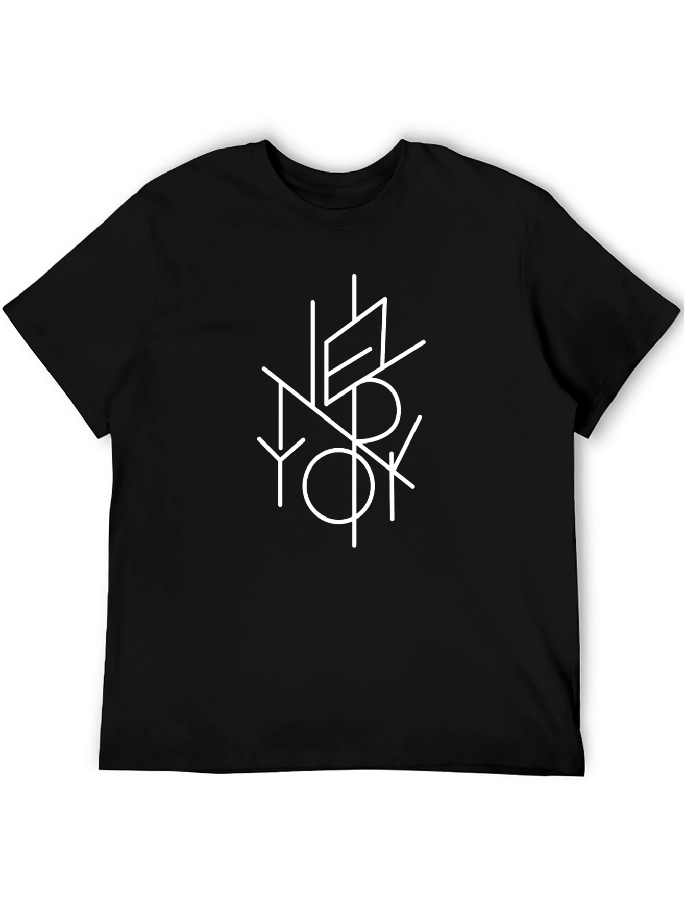 New York Geometric T-Shirt - Modern City Style