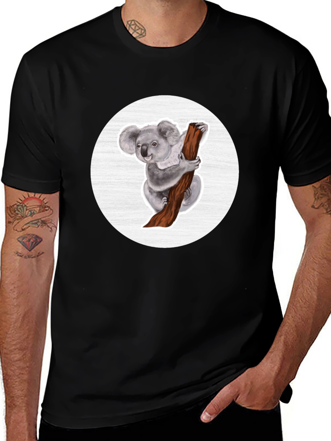 Koala Graphic Tee - Cute Animal T-Shirt