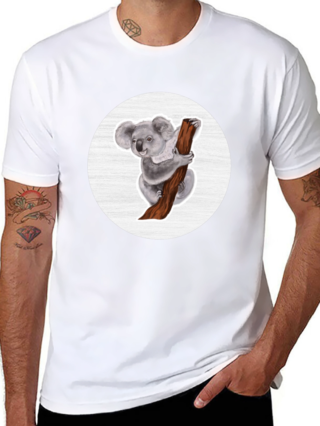 Koala Graphic Tee - Cute Animal T-Shirt