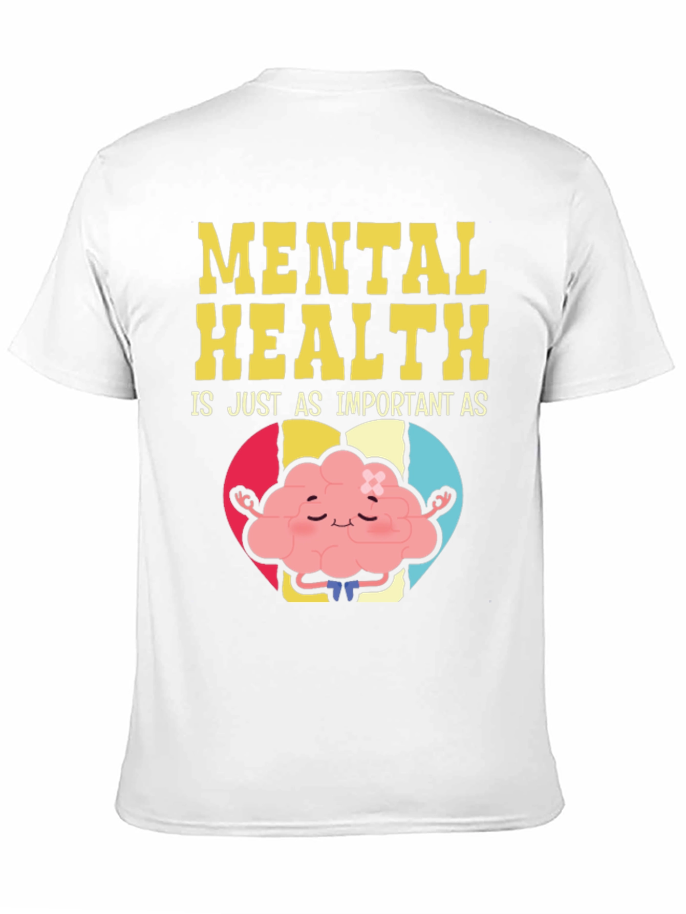 Mental Health Awareness T-Shirt - Brain Yoga Design