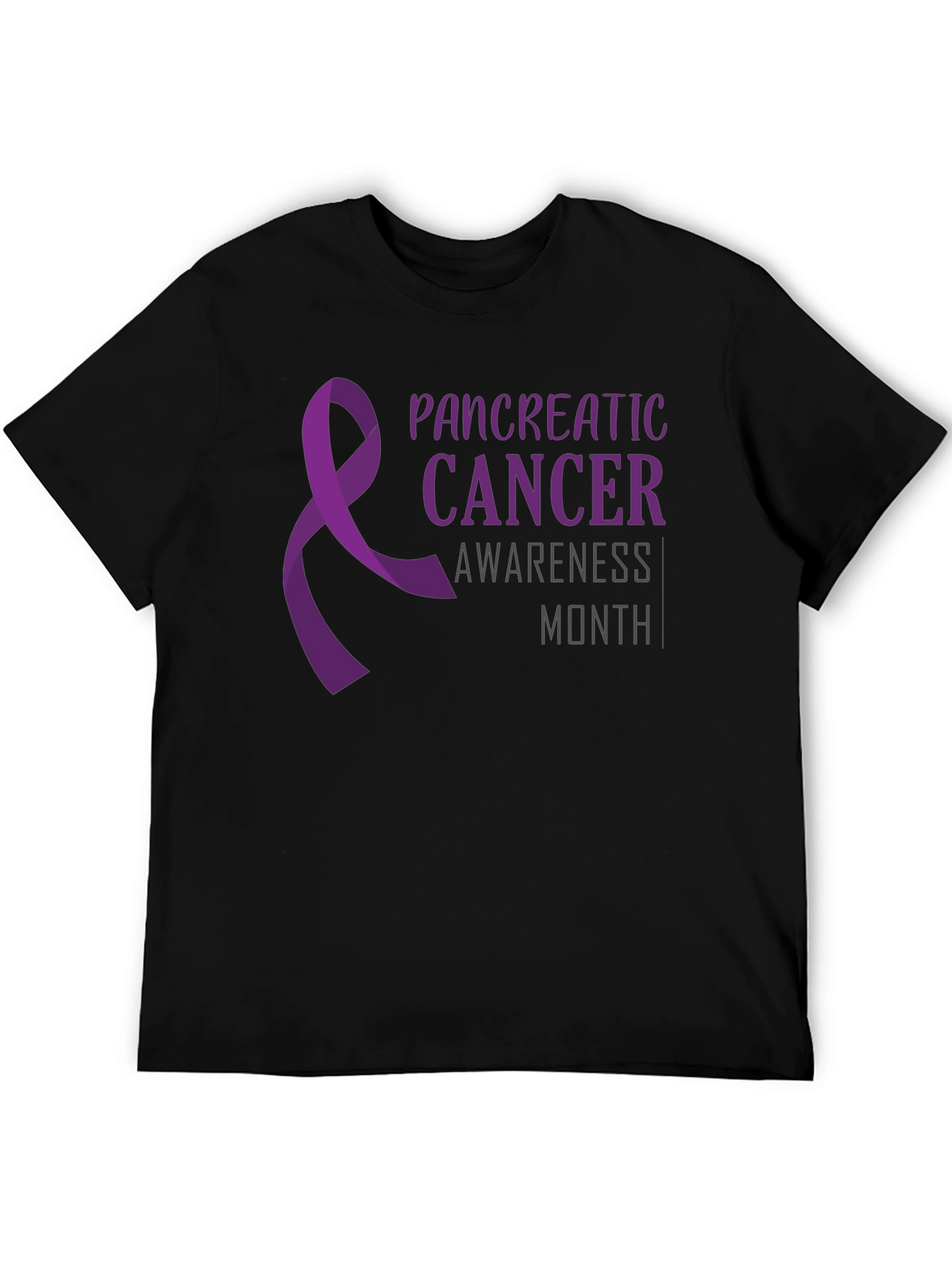 Pancreatic Cancer Awareness Ribbon T-Shirt