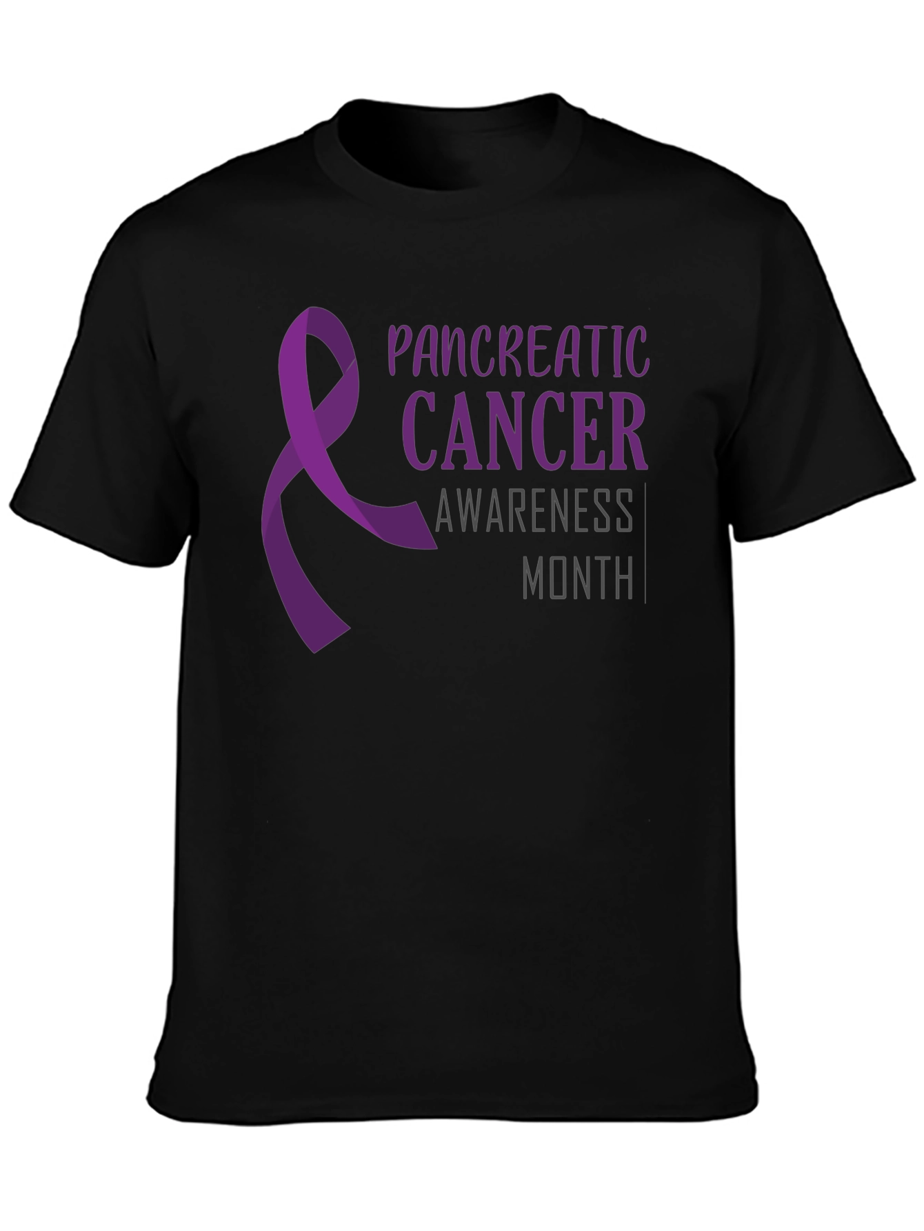 Pancreatic Cancer Awareness Ribbon T-Shirt