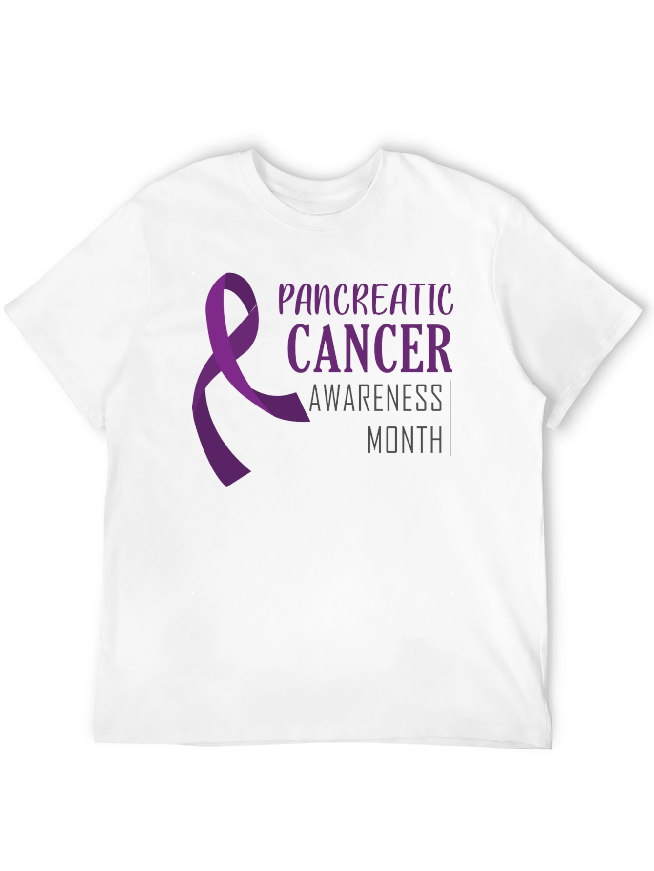 Pancreatic Cancer Awareness Ribbon T-Shirt