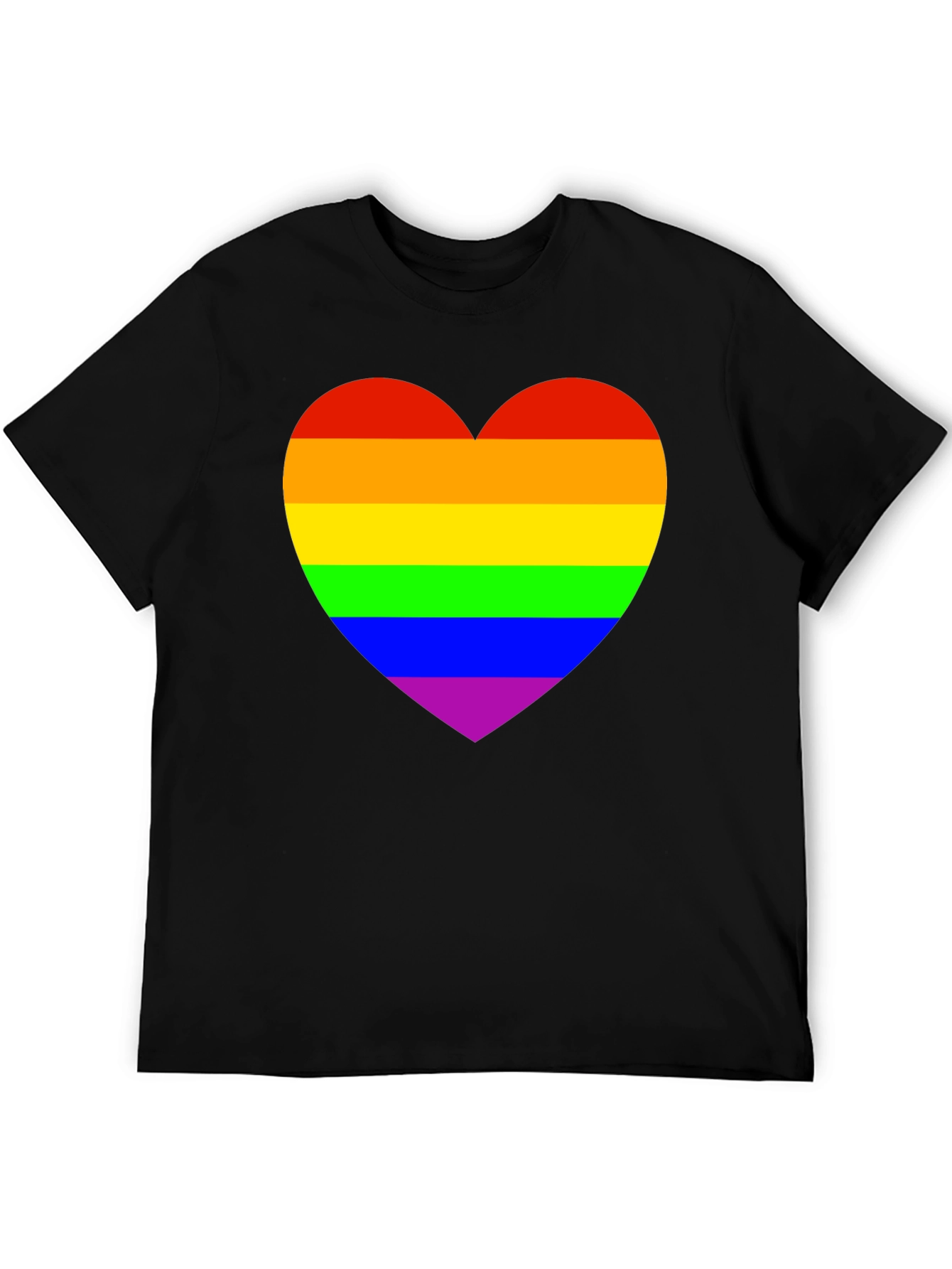 Rainbow Heart Pride T-Shirt