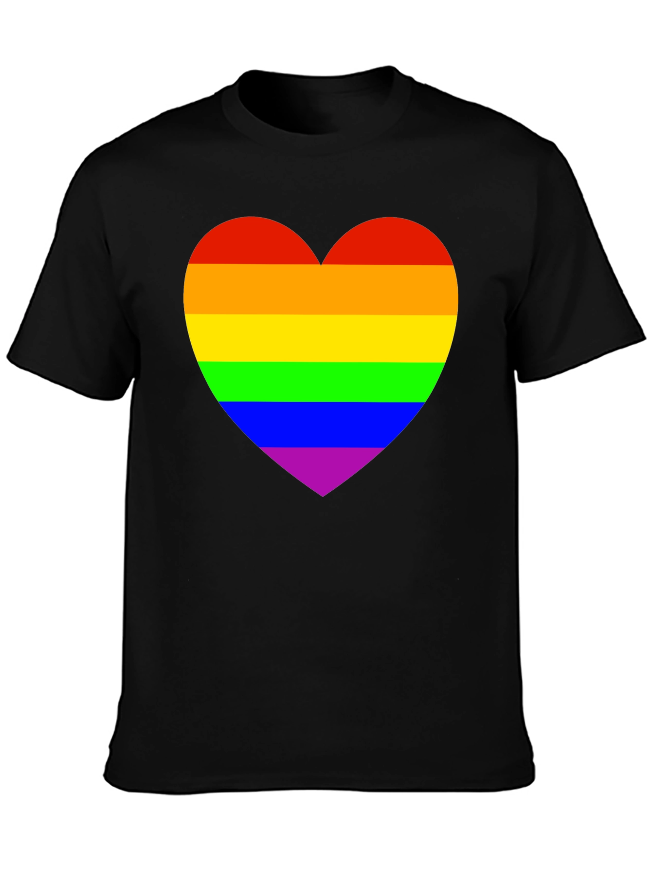 Rainbow Heart Pride T-Shirt