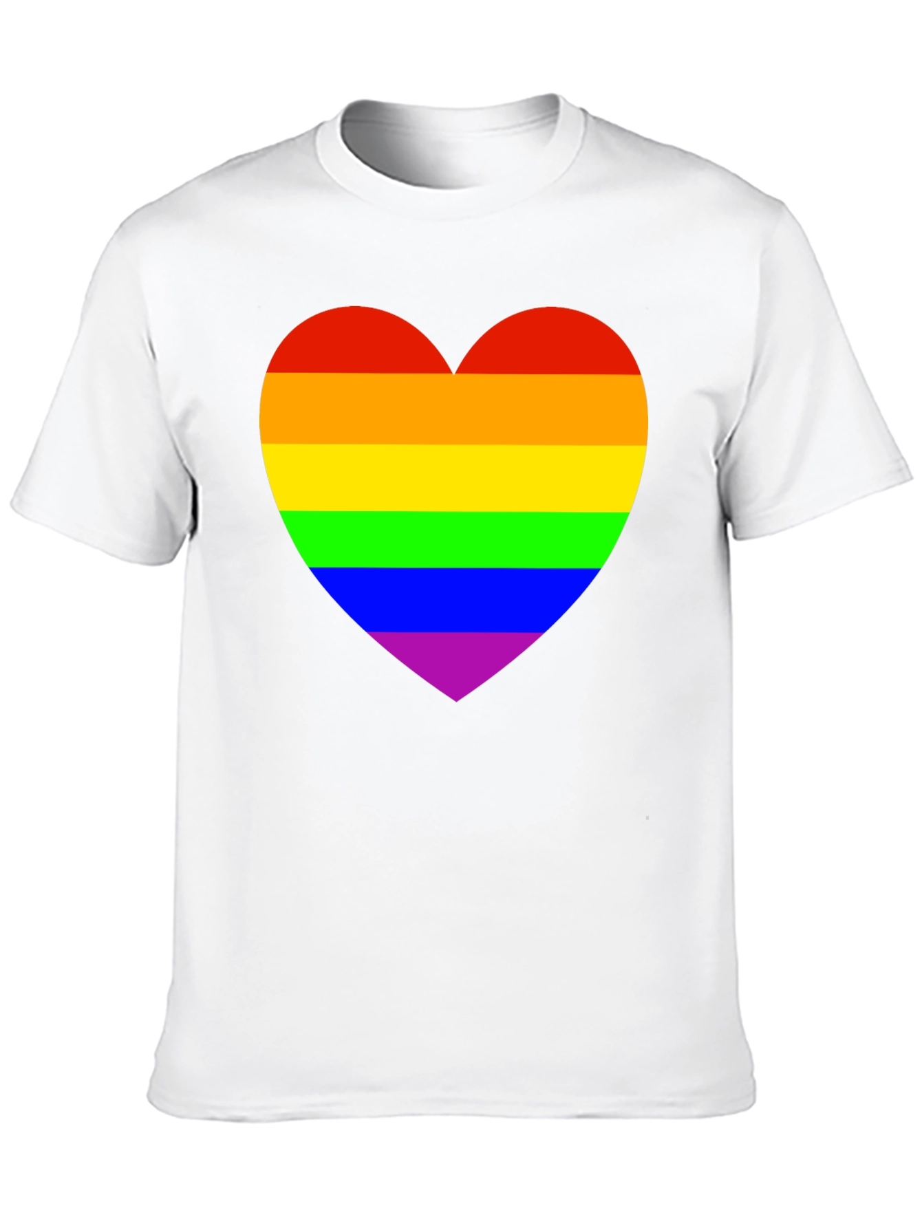 Rainbow Heart Pride T-Shirt